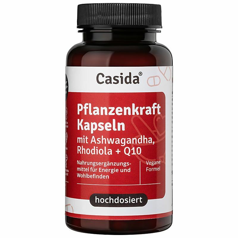 Casida® Ashwagandha Rhodiola Q10 Pflanzenkraft