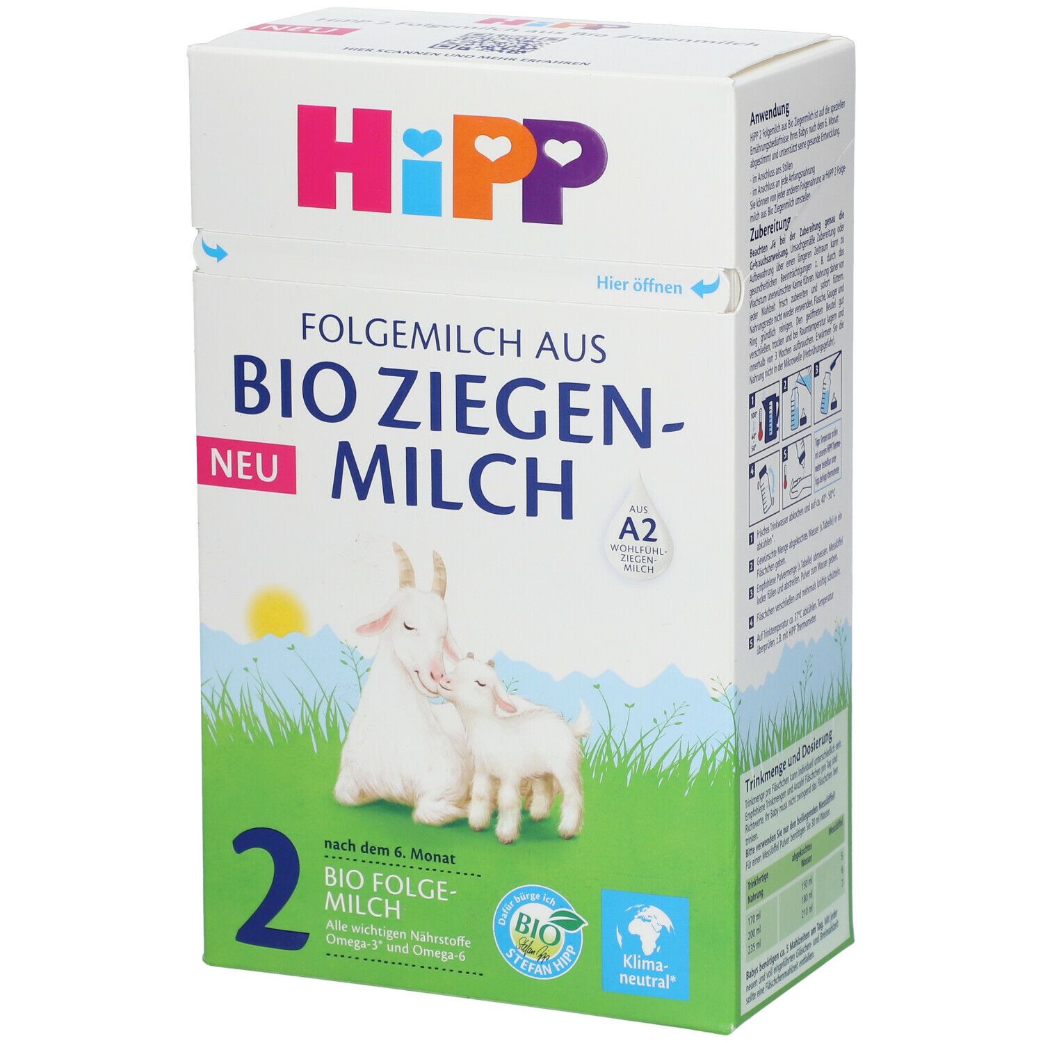 HiPP 2 Folgemilch aus Bioziegenmilch