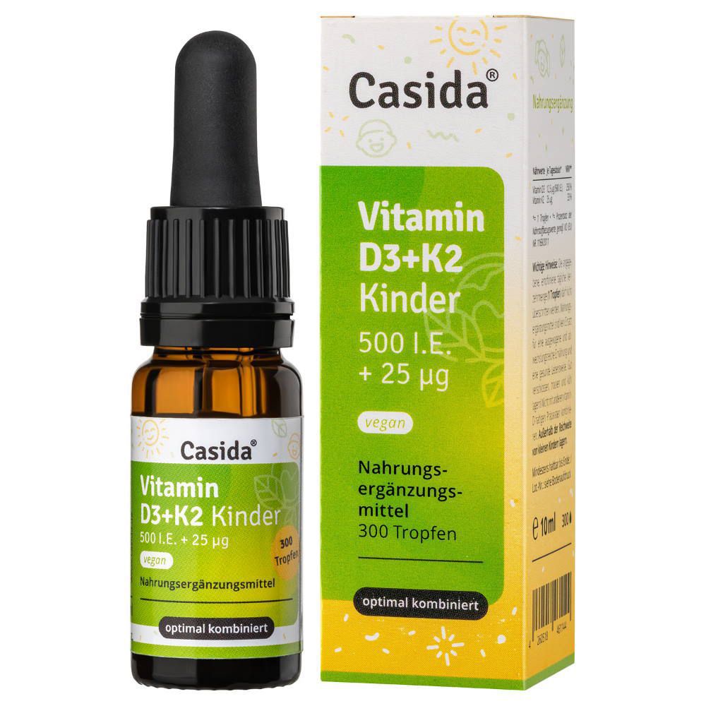 Casida® Vitamin D3 + K2 Kinder vegan