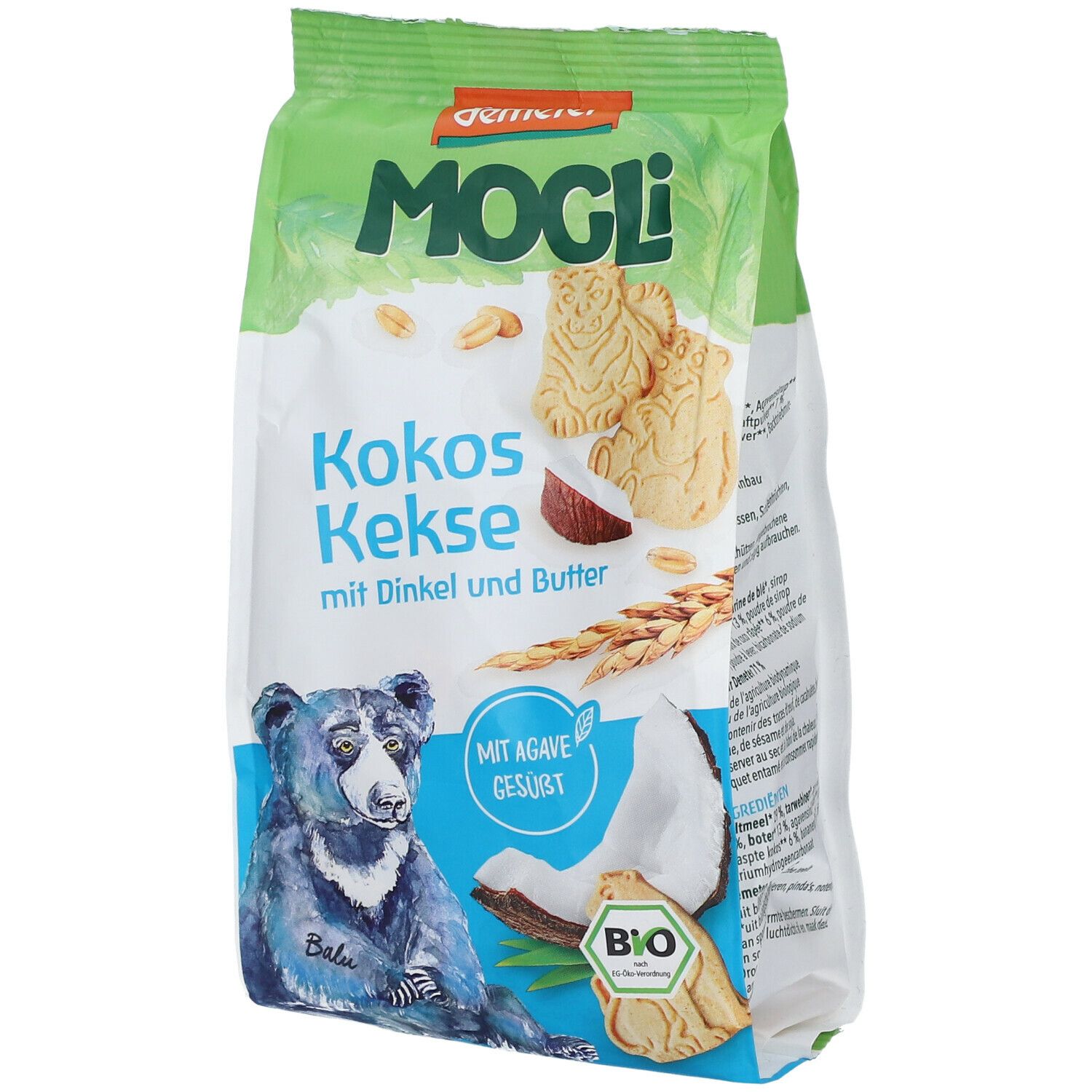 Mogli Nasch BIO Kekse Kokos 125 g