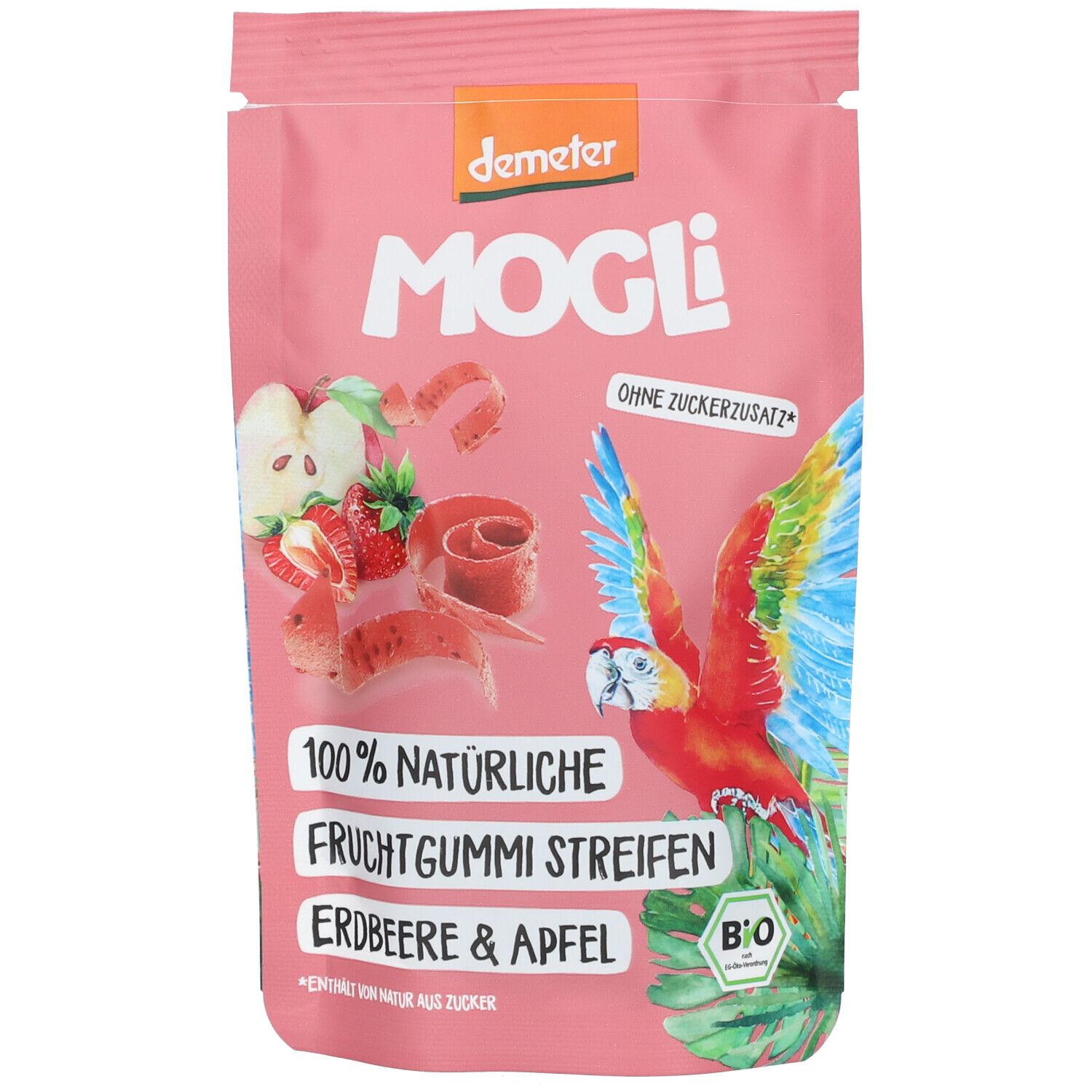 MOGLi Bio Erdbeer Streifen 25 g - Shop Apotheke