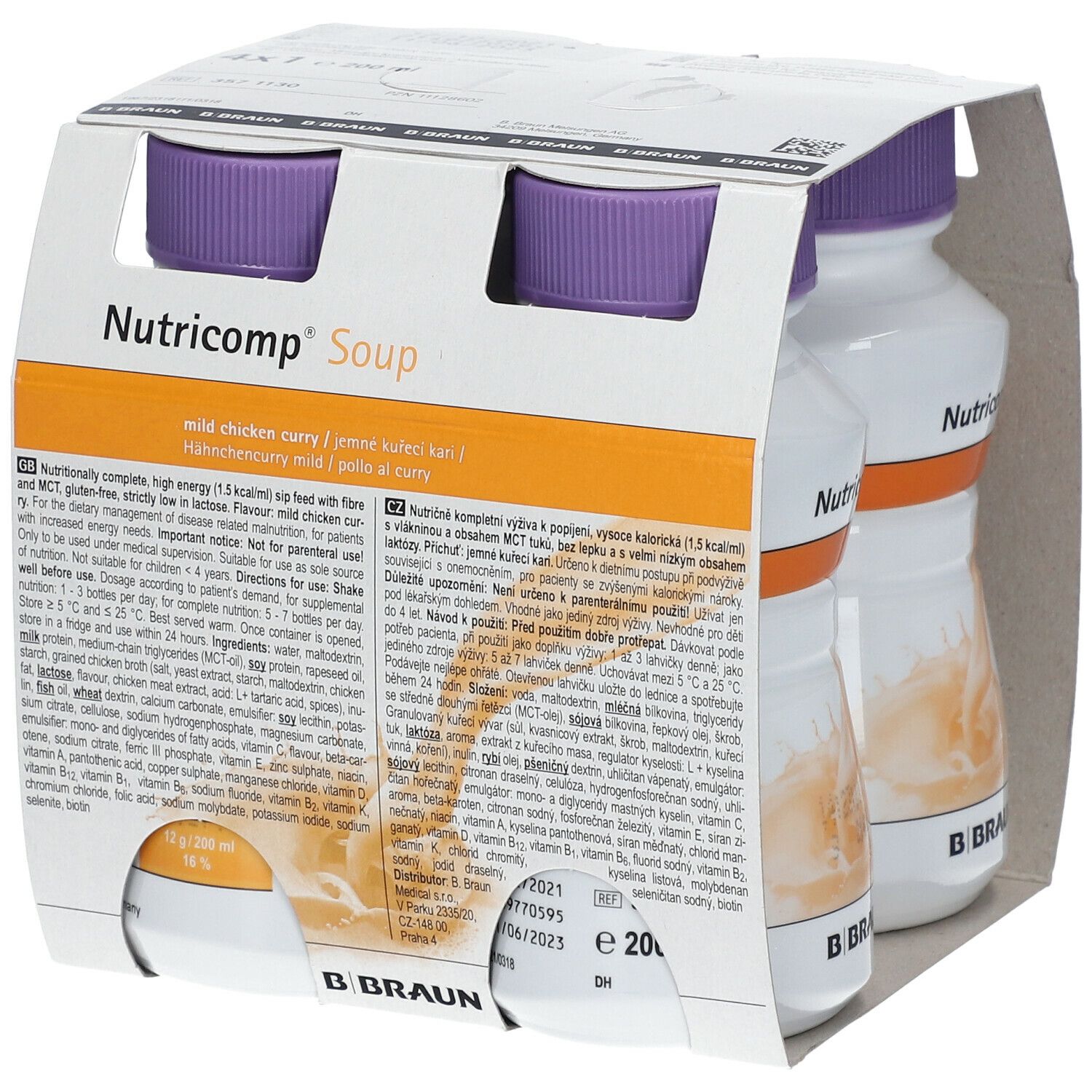 Nutricomp® Soup Mild Chicken Curry 4 St - Shop Apotheke