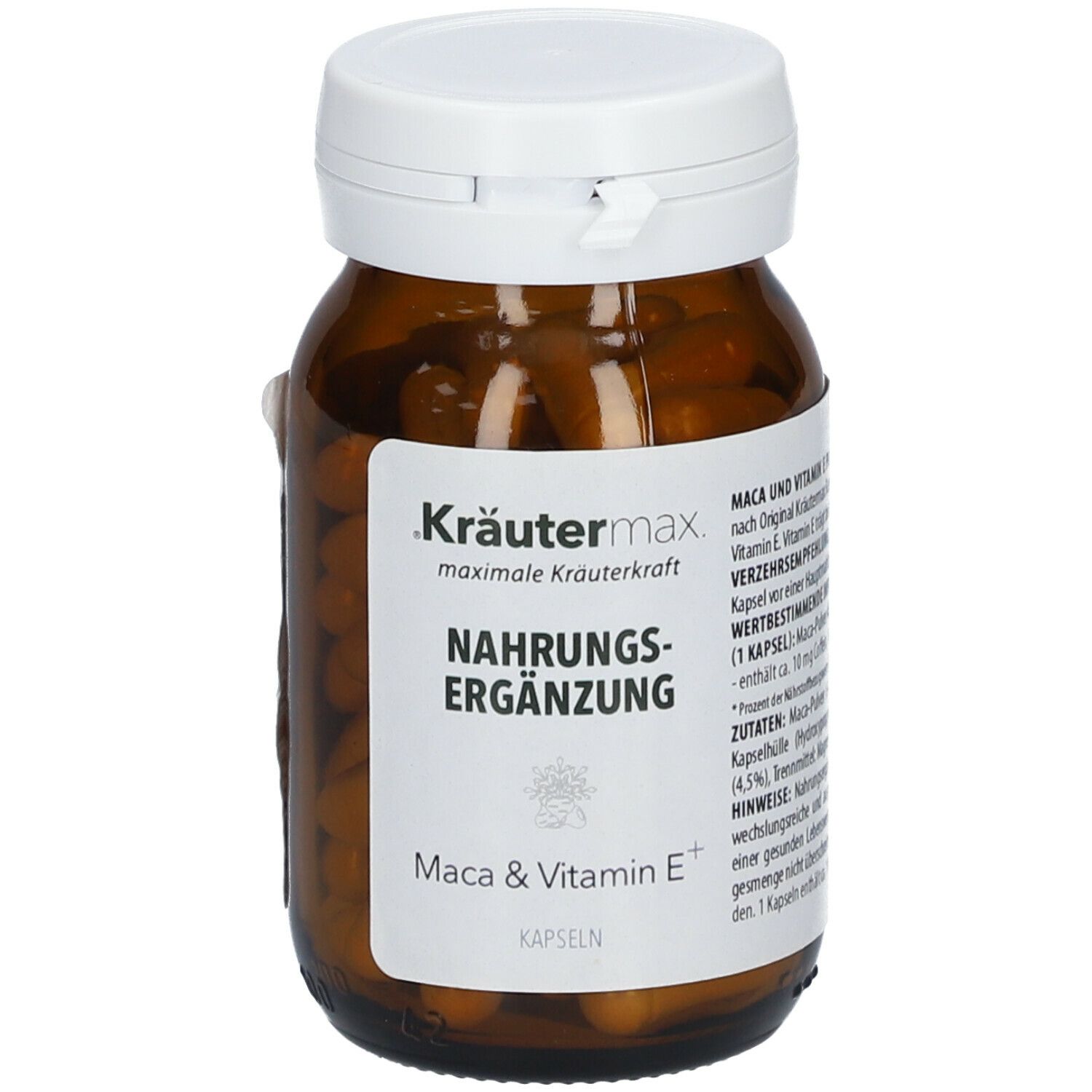 Kräutermax Maca & Vitamin E+ 60 St - Shop Apotheke