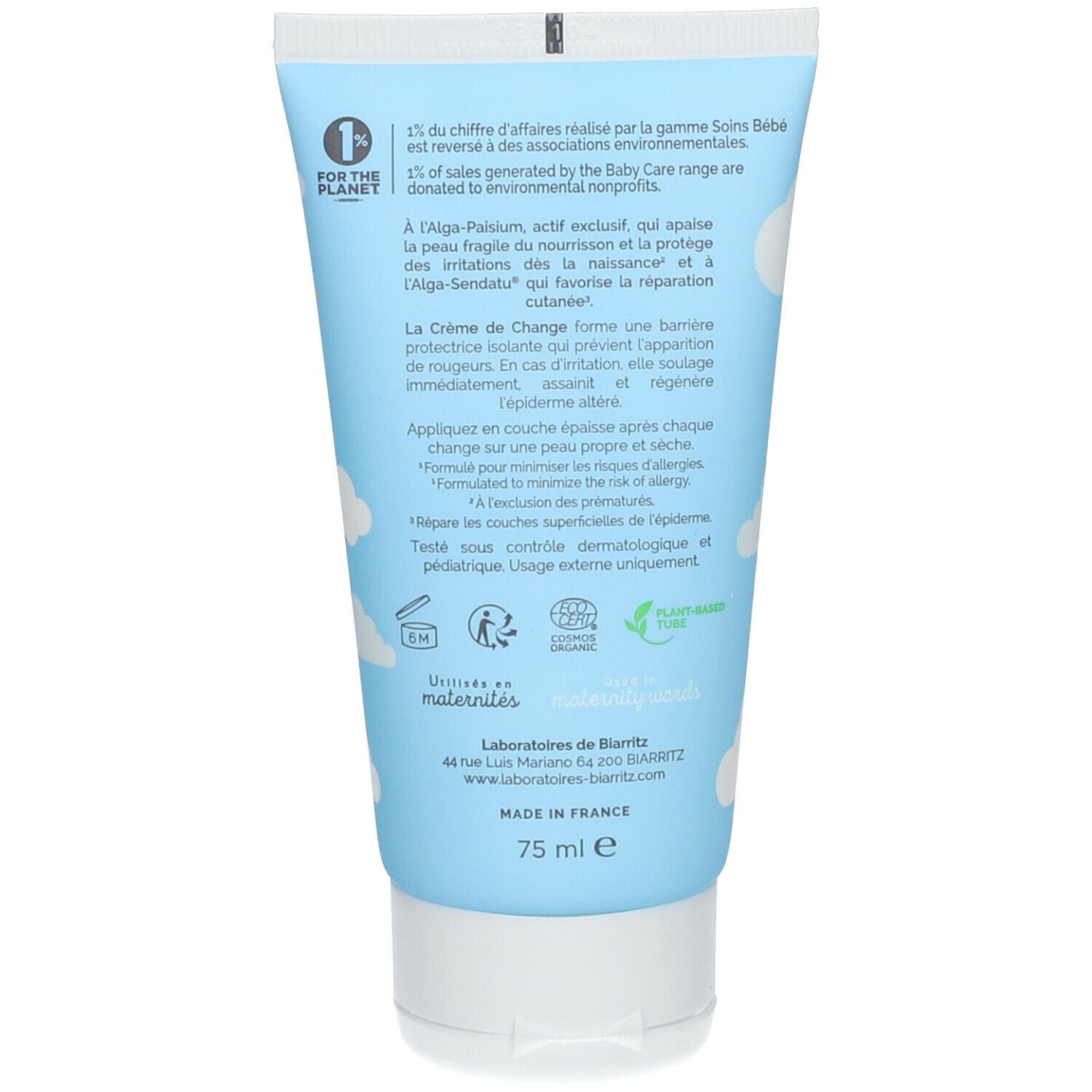 Wickelcr Baby BIO LDB 75 ml Fußcreme