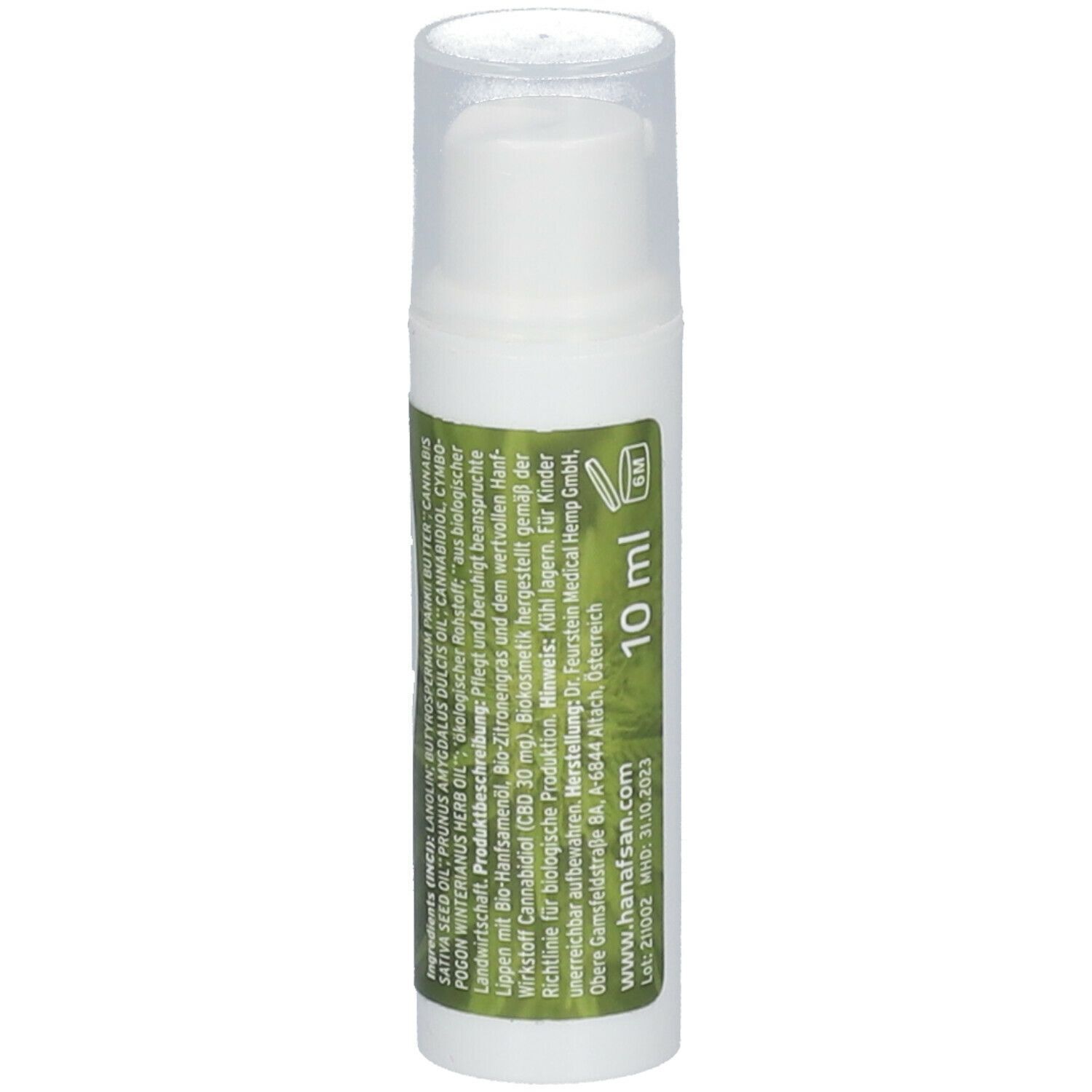 HANFASAN® Bio-Lippenpflege 0,3 % CBD