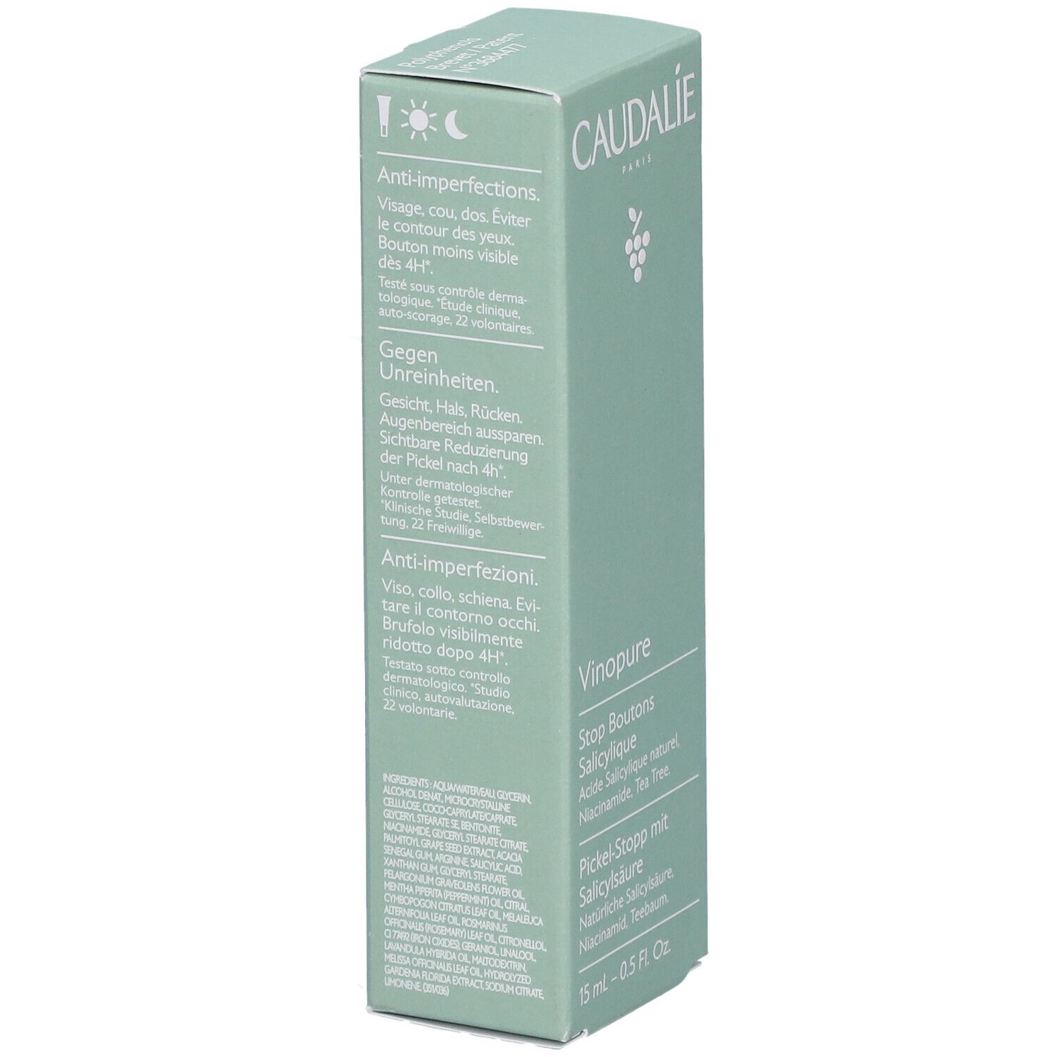 Caudalie Vinopure Pickel-Sto 15 ml Creme