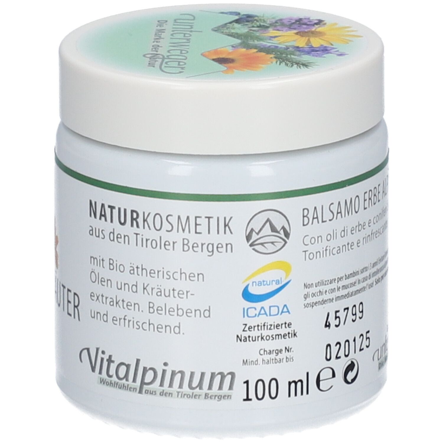 Vitalpinum Naturkosmetik Alpenkräuter Balsam