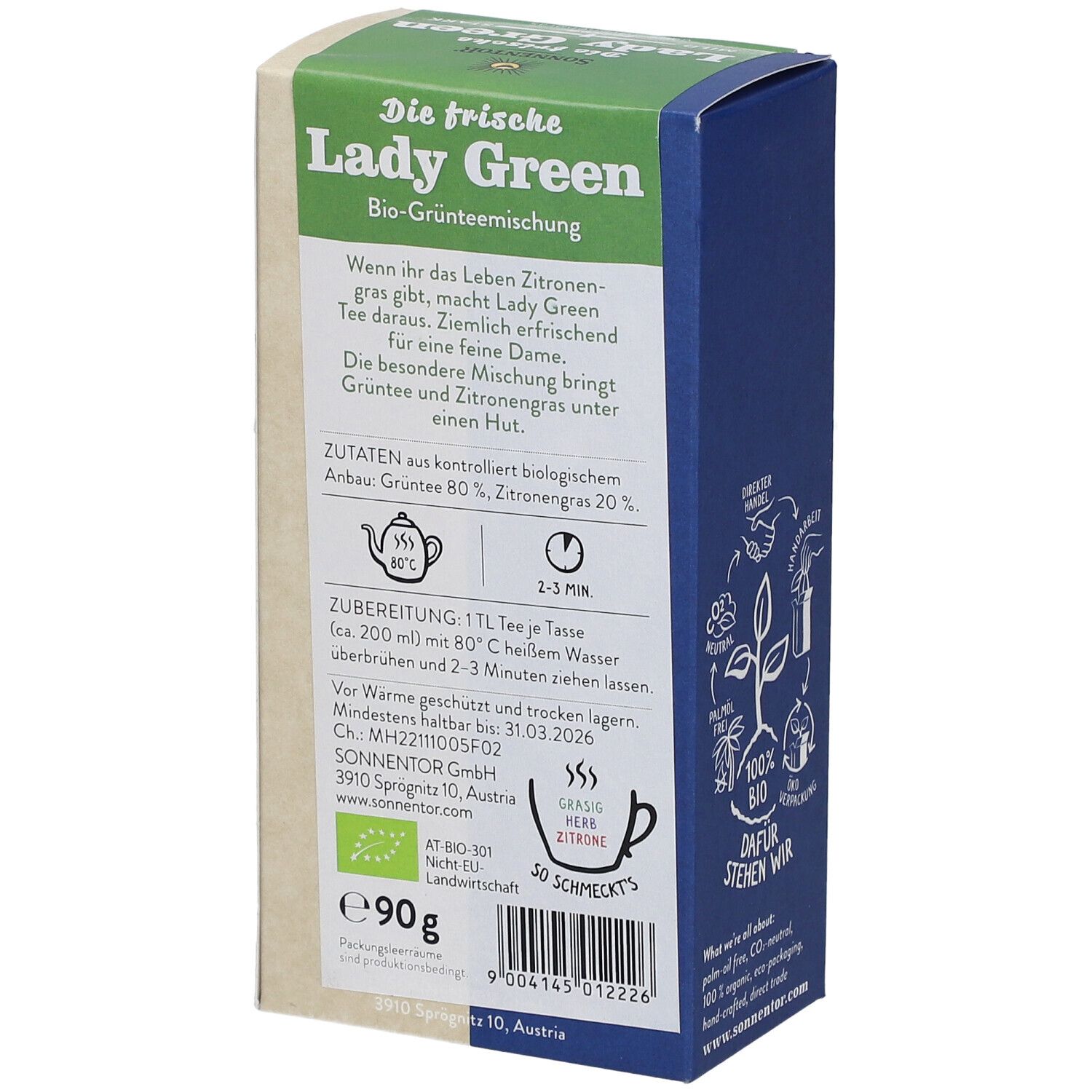 Die frische Lady Green Tee lose