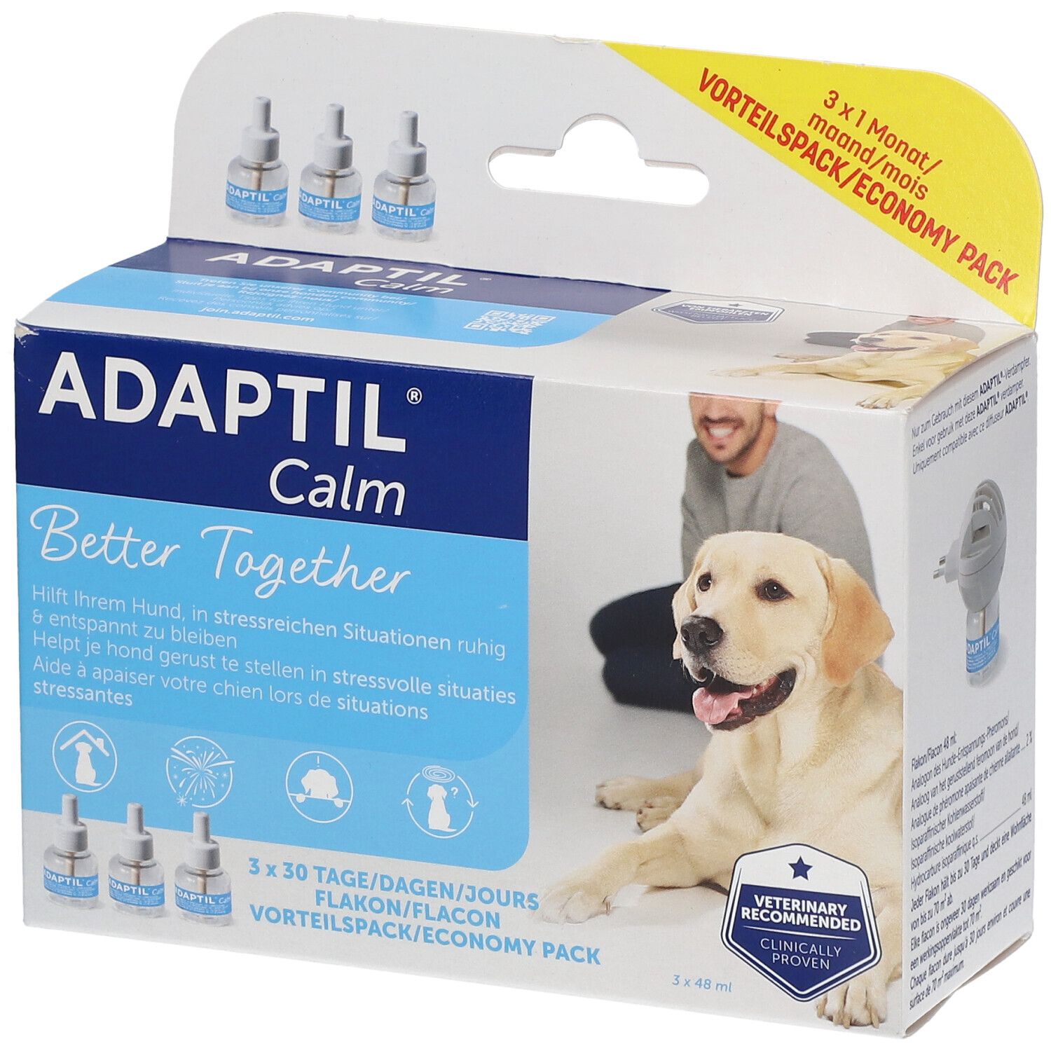 Adaptil® Flacon de recharge - Apaise le stress des animaux