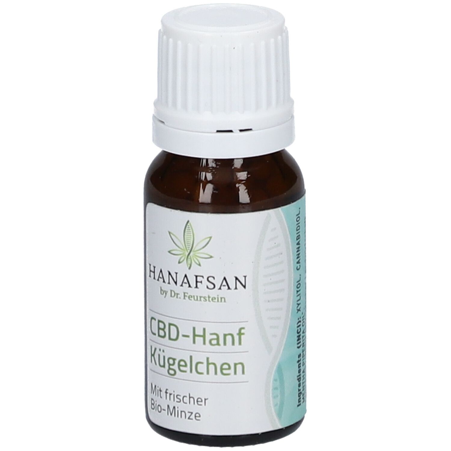 CBD Hanf Xylit Kügelchen mit frischer Bio Minze