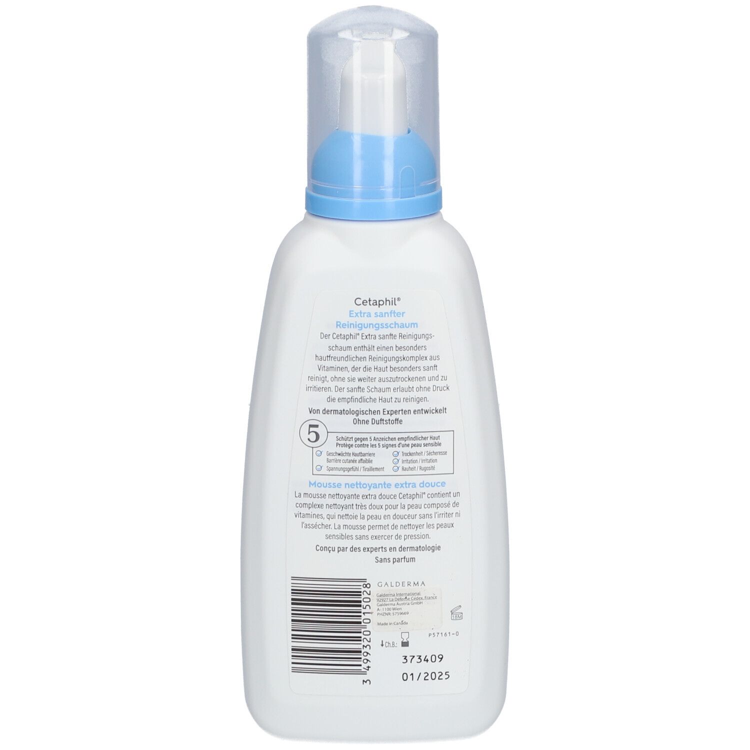 CETAPHIL Mousse Nettoyante Extra Douce Peaux Sensibles | 236 ml main image 0