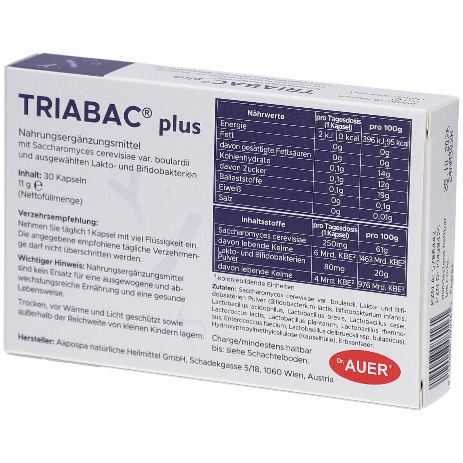 Dr. Auer TRIABAC plus Kapseln