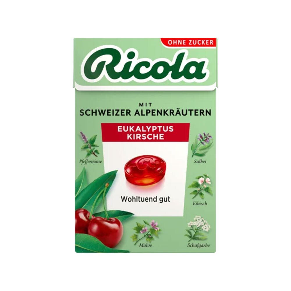 Ricola Eucalyptus-Cerise sans sucre