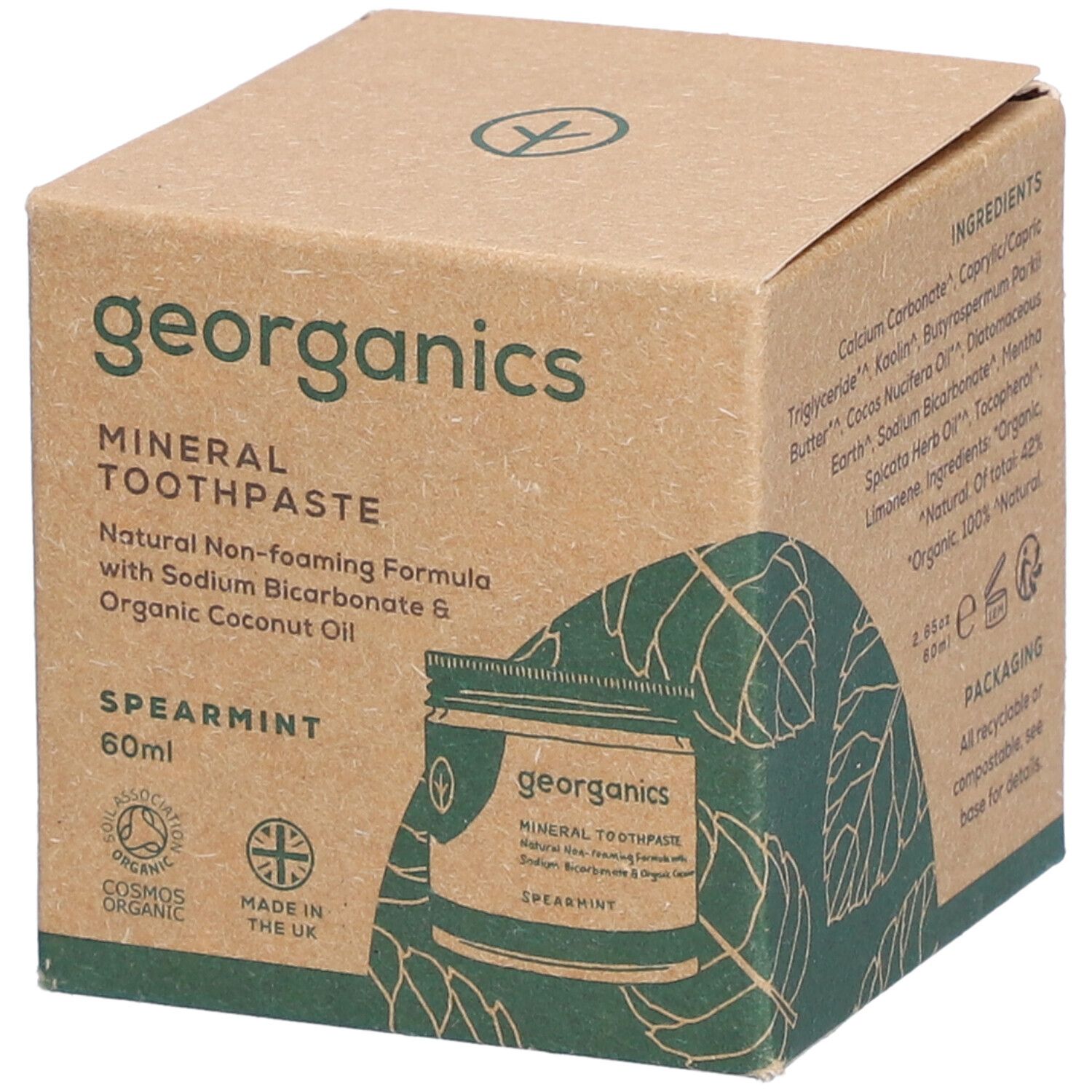 Georganics ZP Mineral Spearm 60 ml Zahnpasta