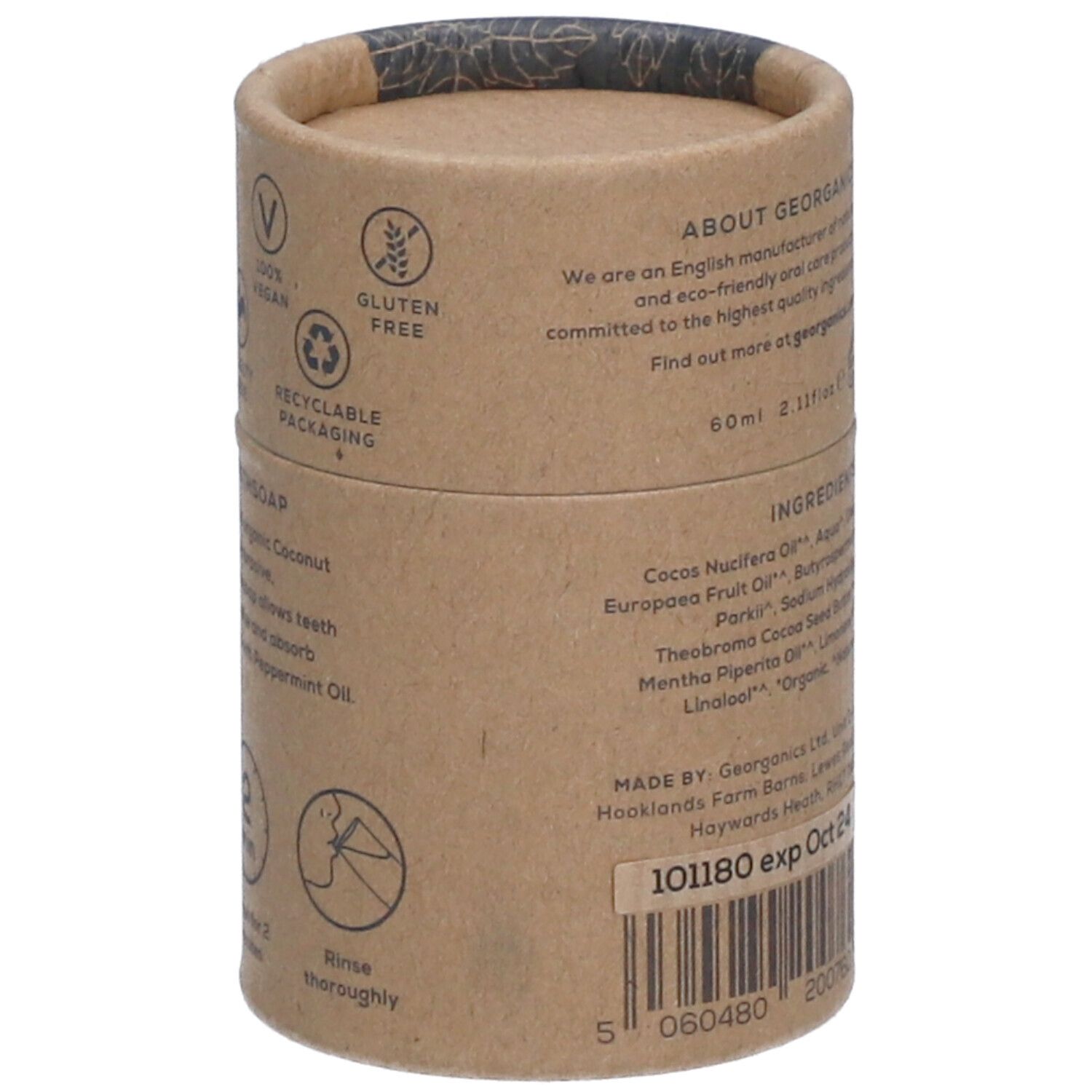 Georganics Zahnseife mit Arganöl 60 ml - Shop Apotheke