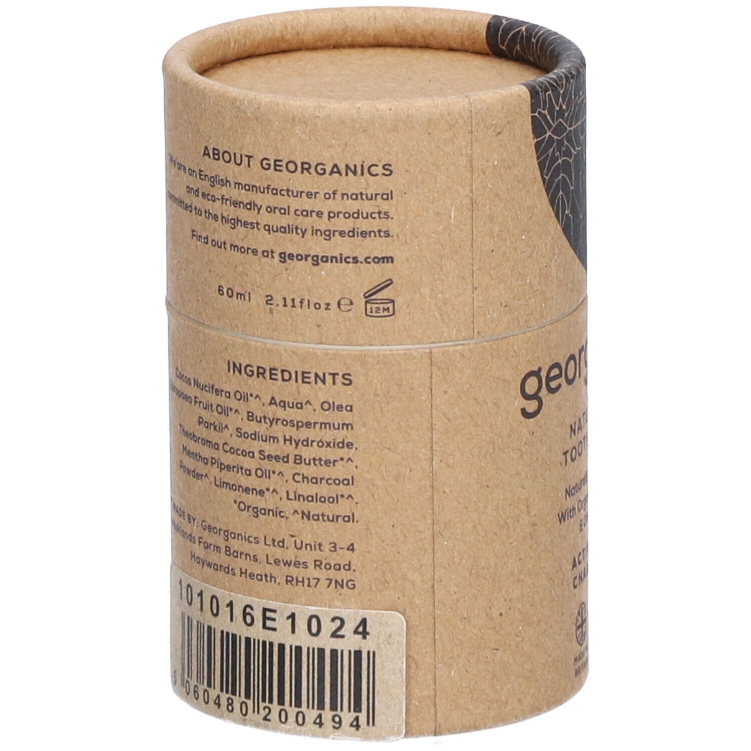georganics NATURAL TOOTHSHOP ACTIVATED CHARCOAL