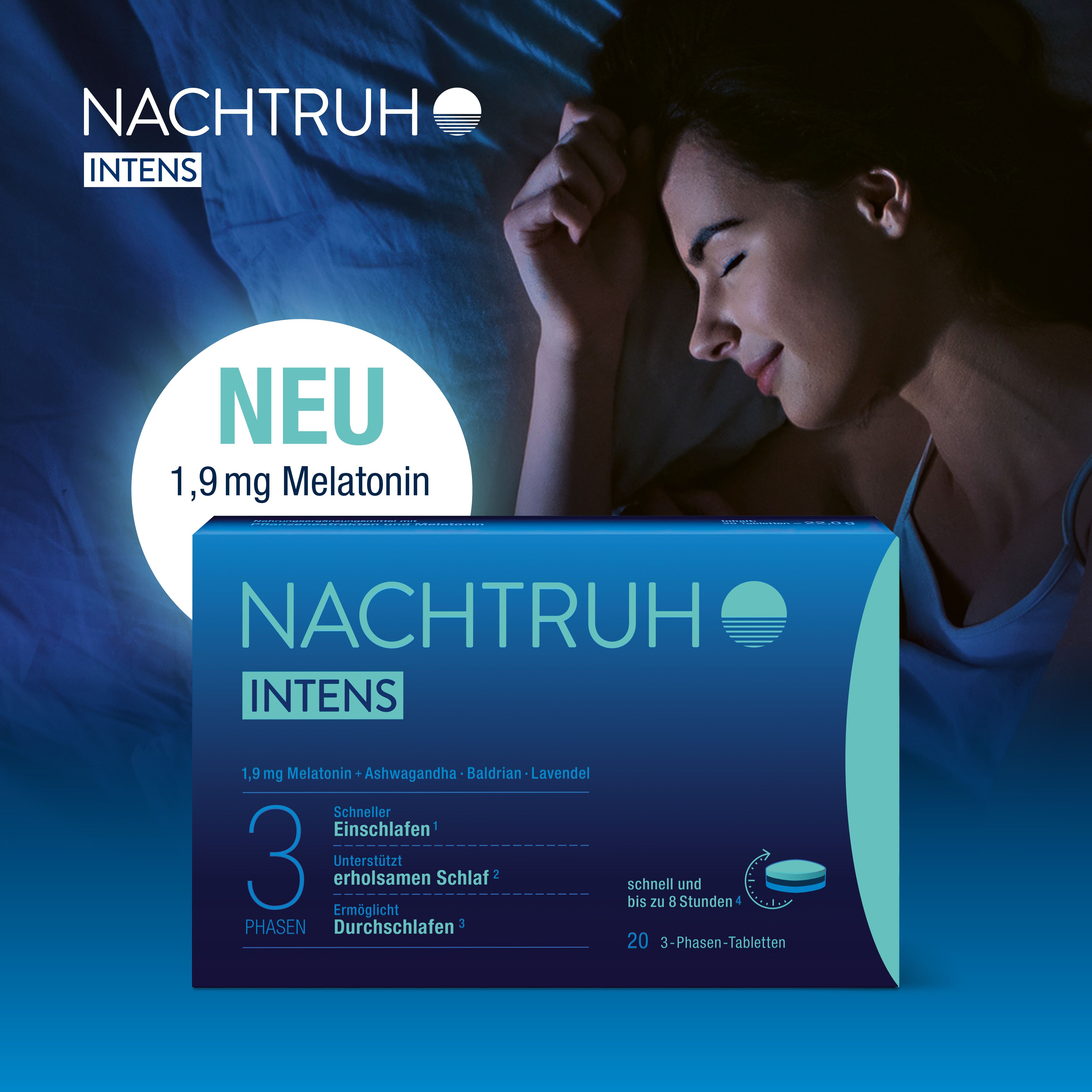 Nachtruh INT 3-Phasen-Tbl 20 St Tabletten