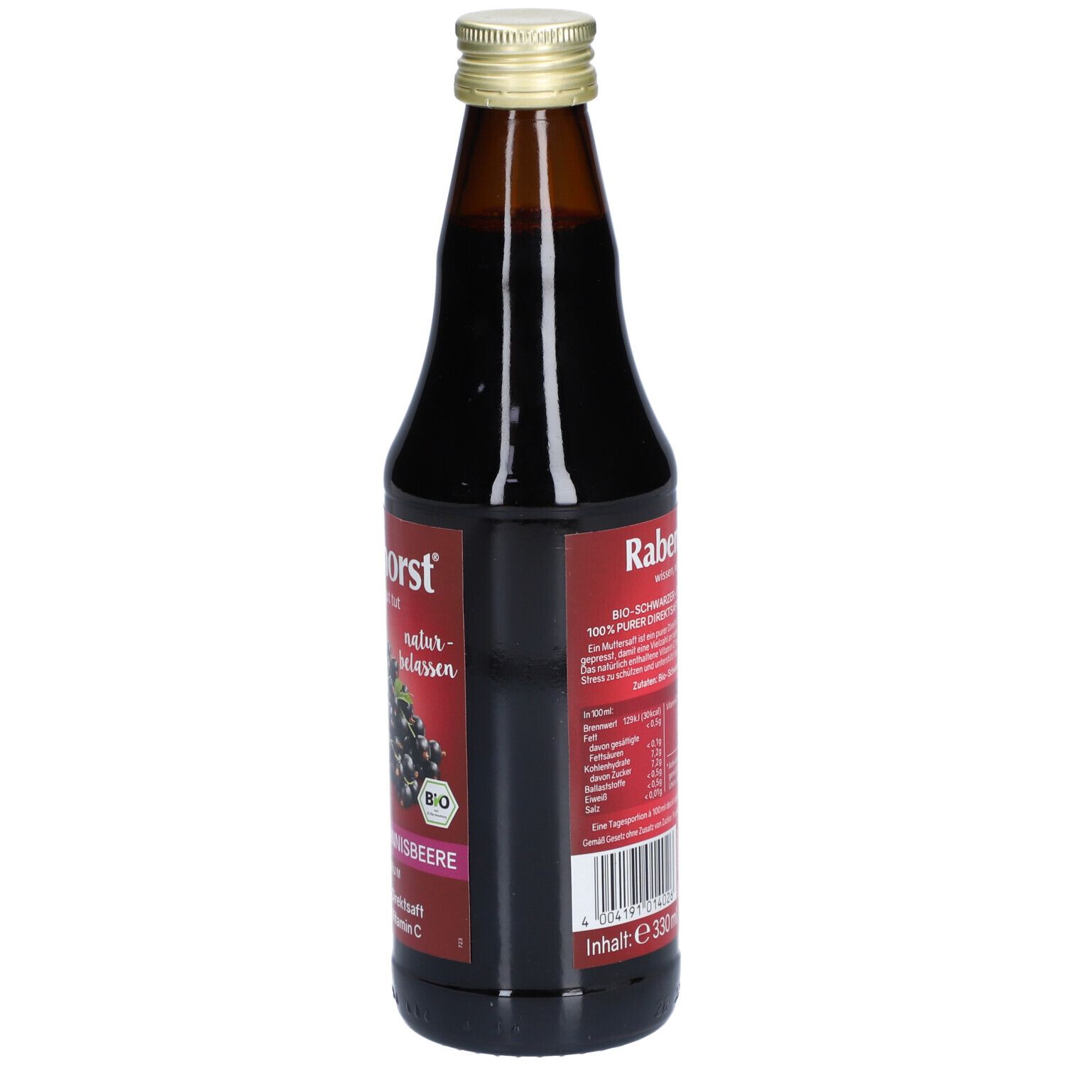 Rabenhorst BIO Saft Schwarze Johannisbeere