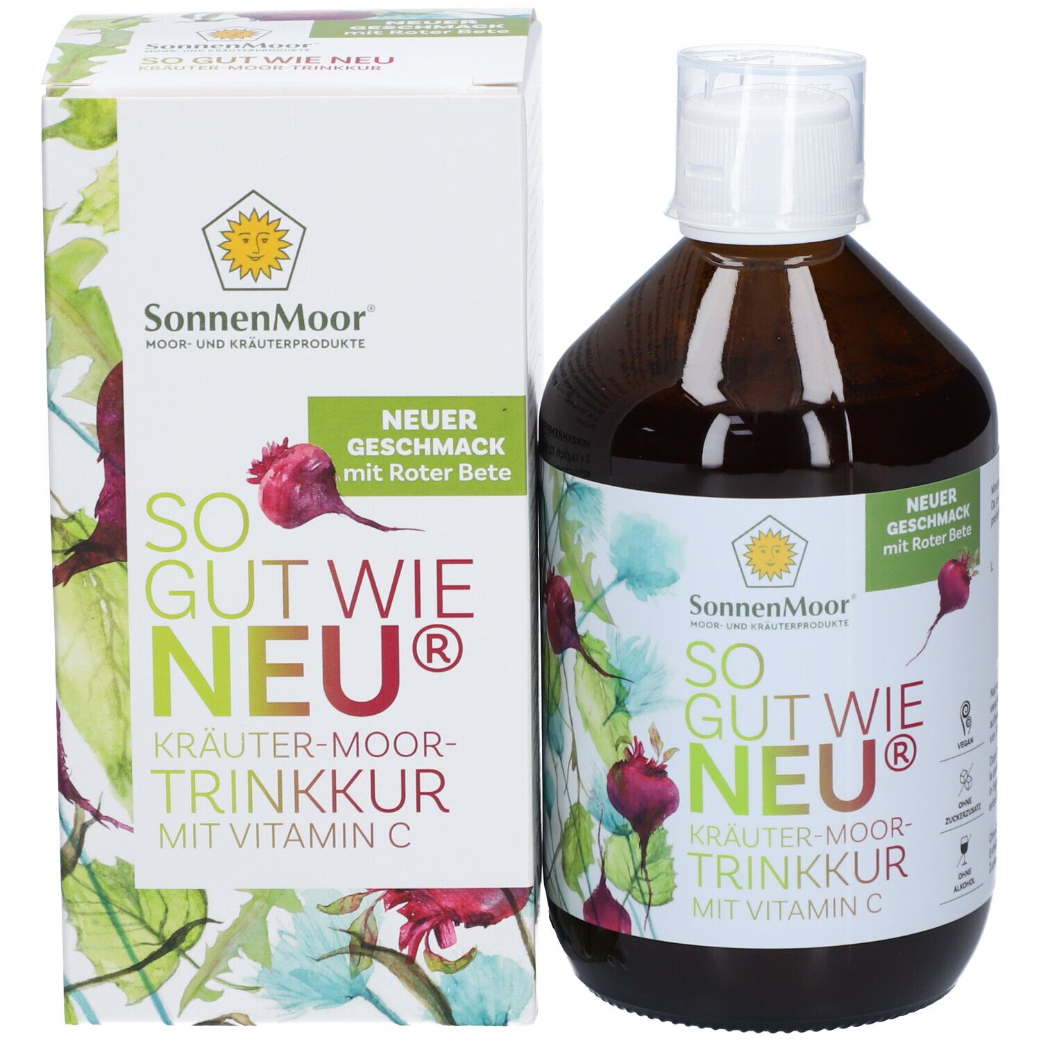 SonnenMoor® SO GUT WIE NEU® Trinkkur mit Roter Bete