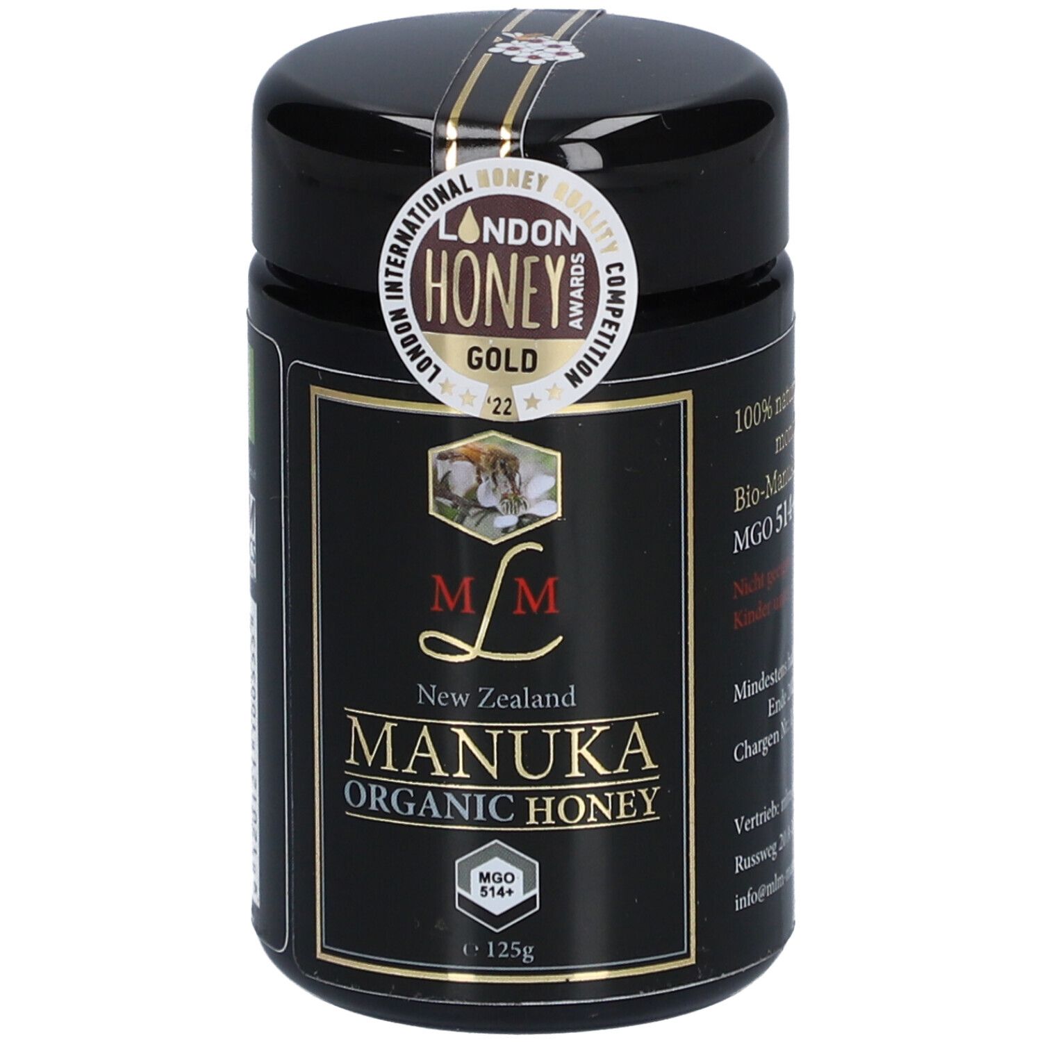 MLM Manuka Honig MGO 514+ Bio – Premium Honig aus Neuseeland