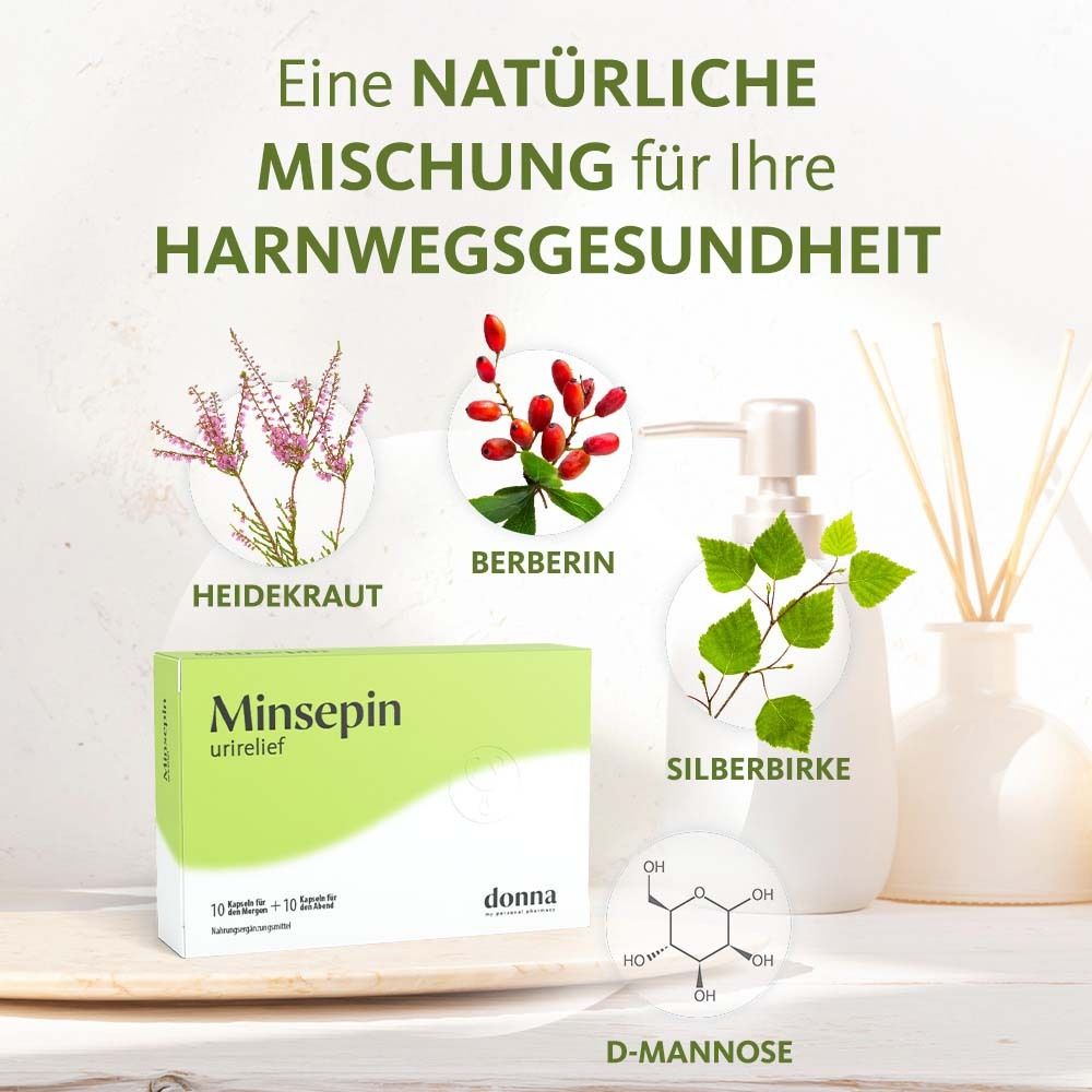 MINSEPIN URIRELIEF Kapseln 2 x 10 Stück