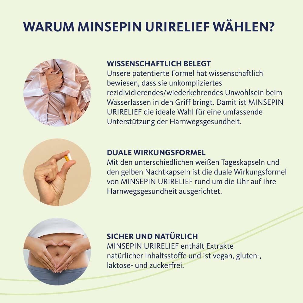 MINSEPIN URIRELIEF Kapseln 2 x 10 Stück