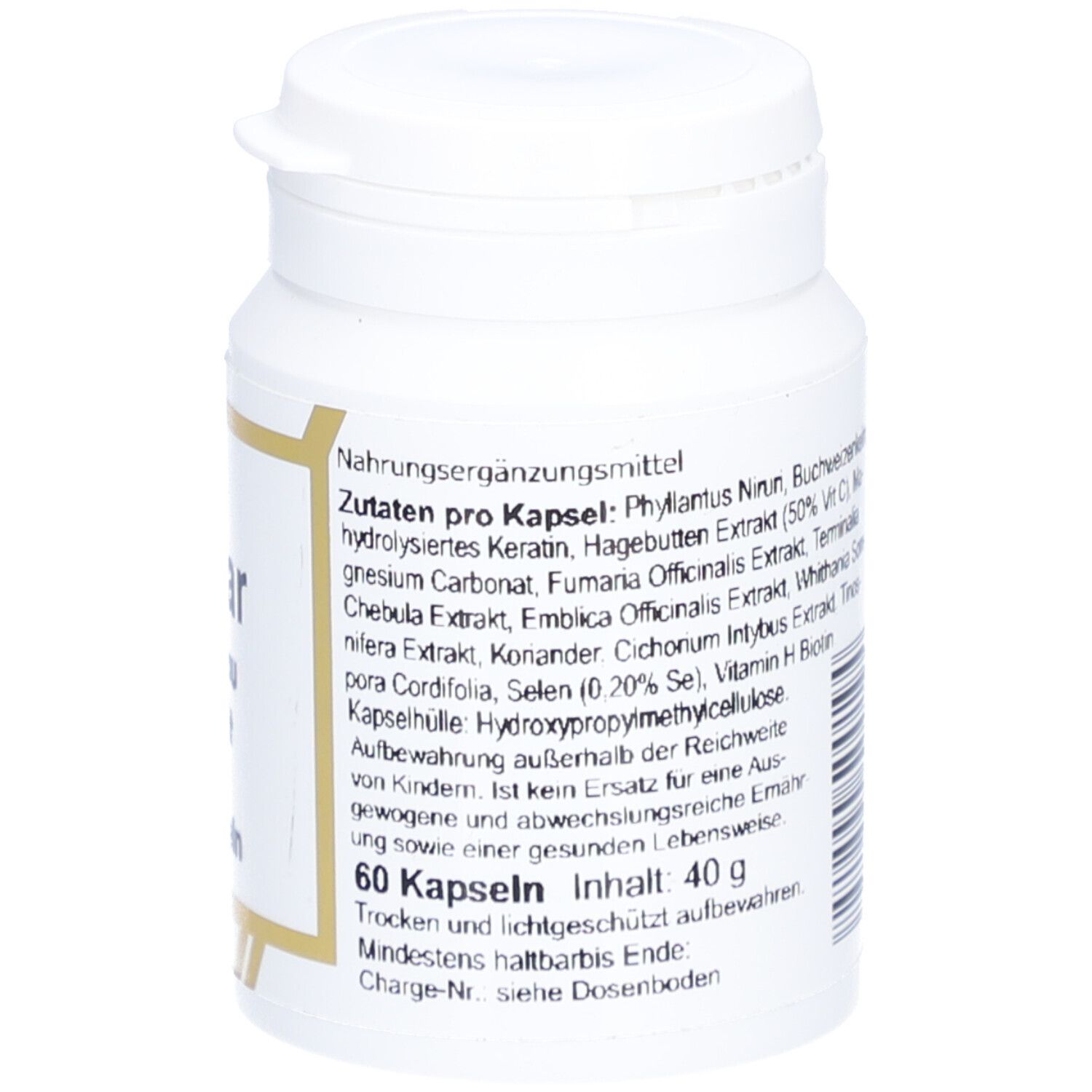 HAAR AUFBAU Erhalt Kapseln