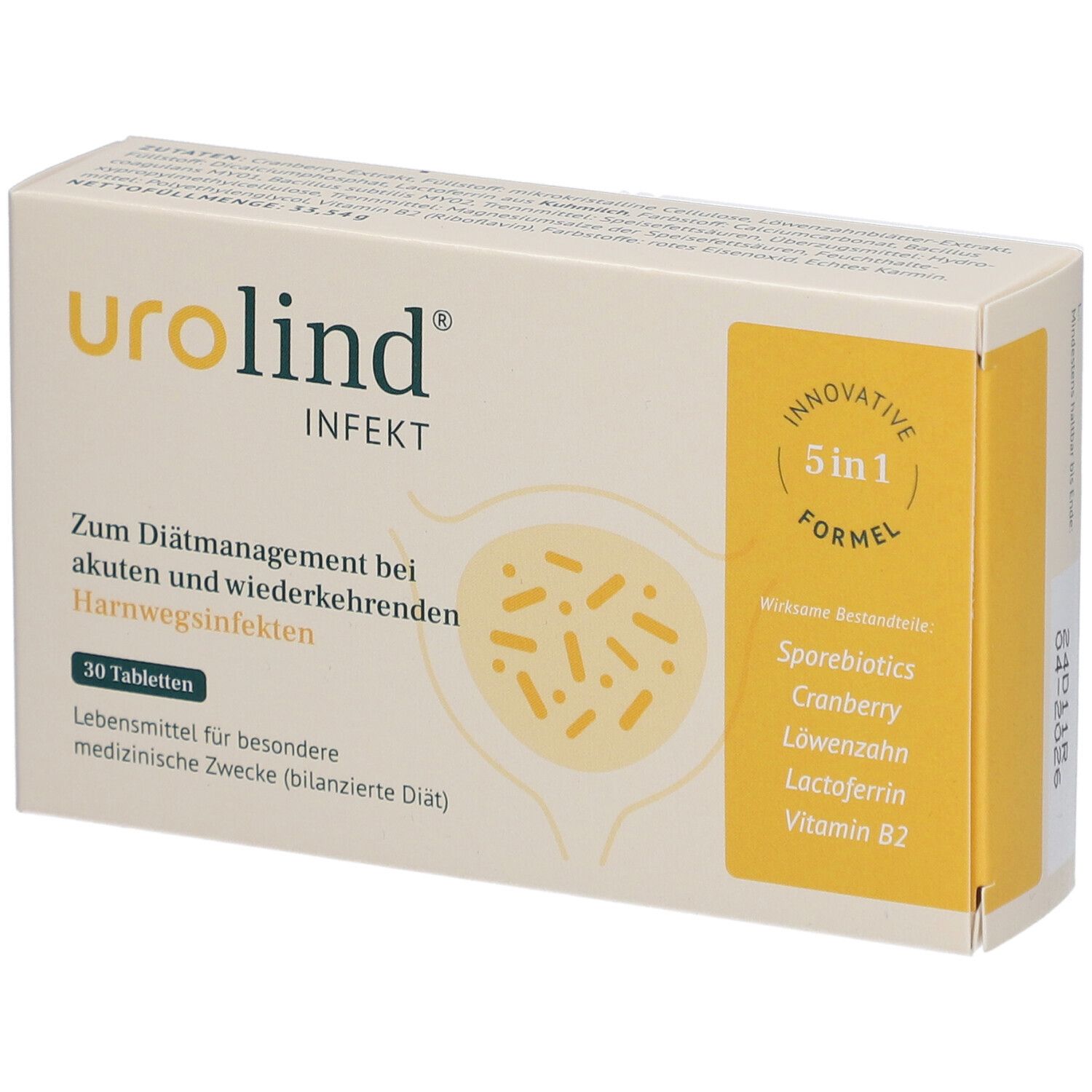 Urolind INFEKT - Unterstützung bei Harnwegsinfekten