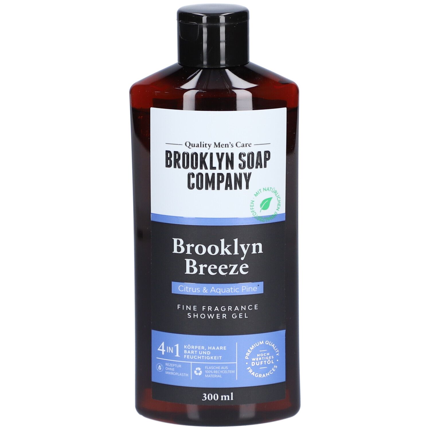 Brooklin Soap Company Gel douche 4 en 1 Corps & Cheveux - Agrumes et pin aquatique