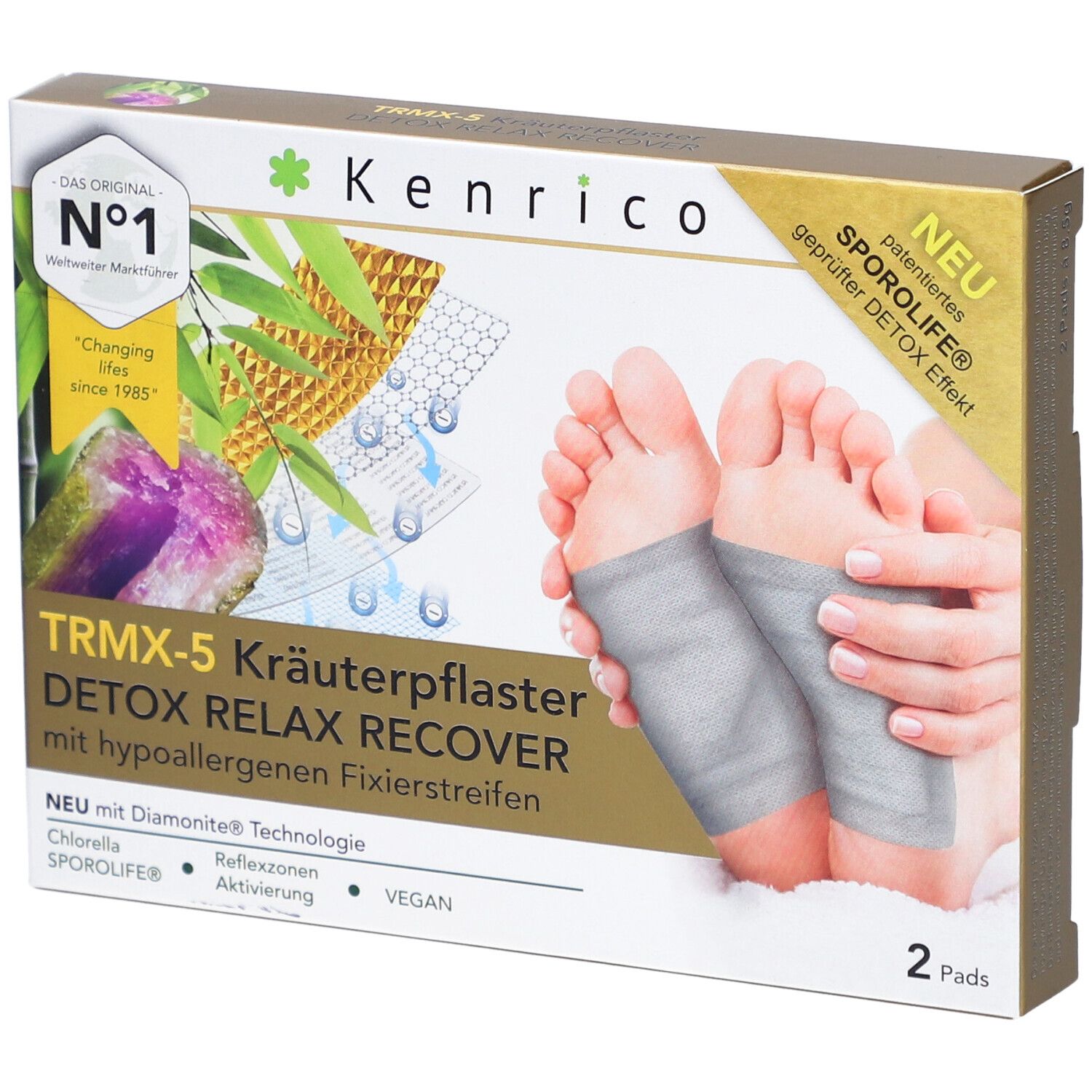 Kenrico® TRMX-5 Kräuterpflaster Detox, Relax & Recover