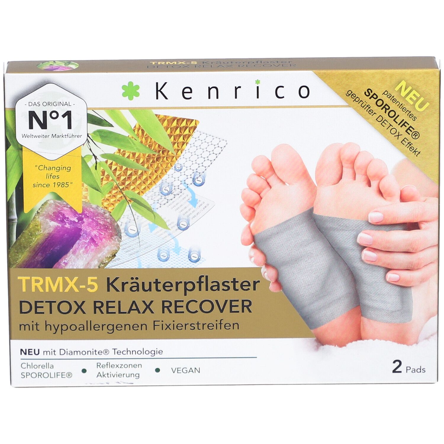 Kenrico® TRMX-5 Kräuterpflaster Detox, Relax & Recover