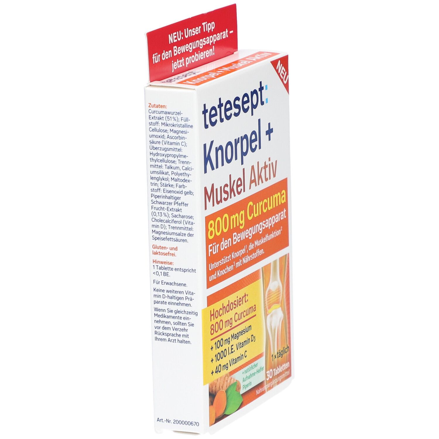 Tetesept Ftbl Knorpel+Muskel 30 St Filmtabletten