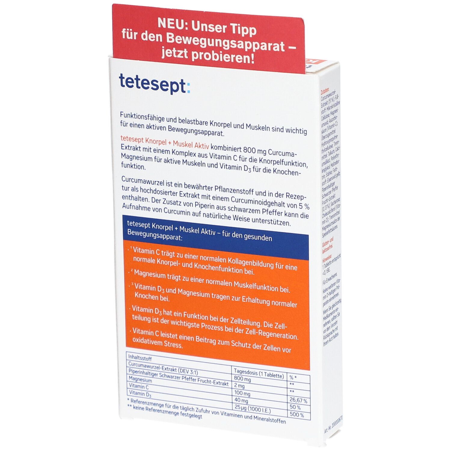 tetesept® Knorpel + Muskel Aktiv