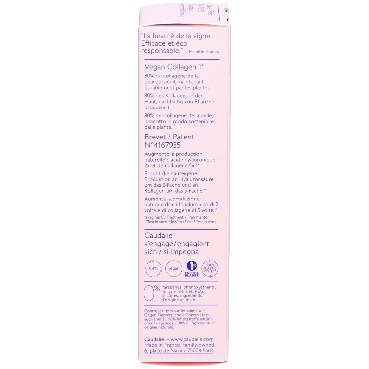 Caudalie Resveratrol-Lift Hautverdichtendes Kaschmir-Fluid