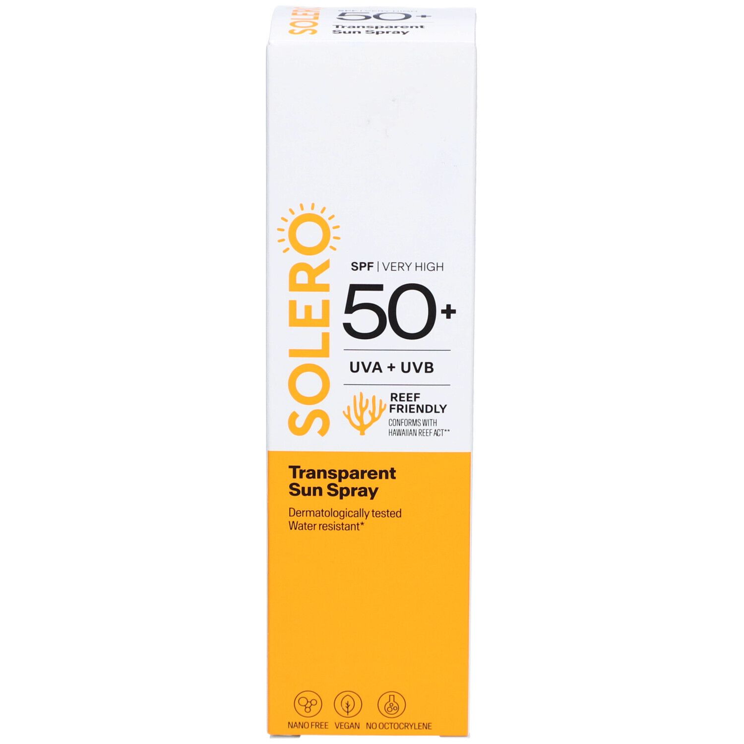 Solero Transparent Sun Spray SPF 50+