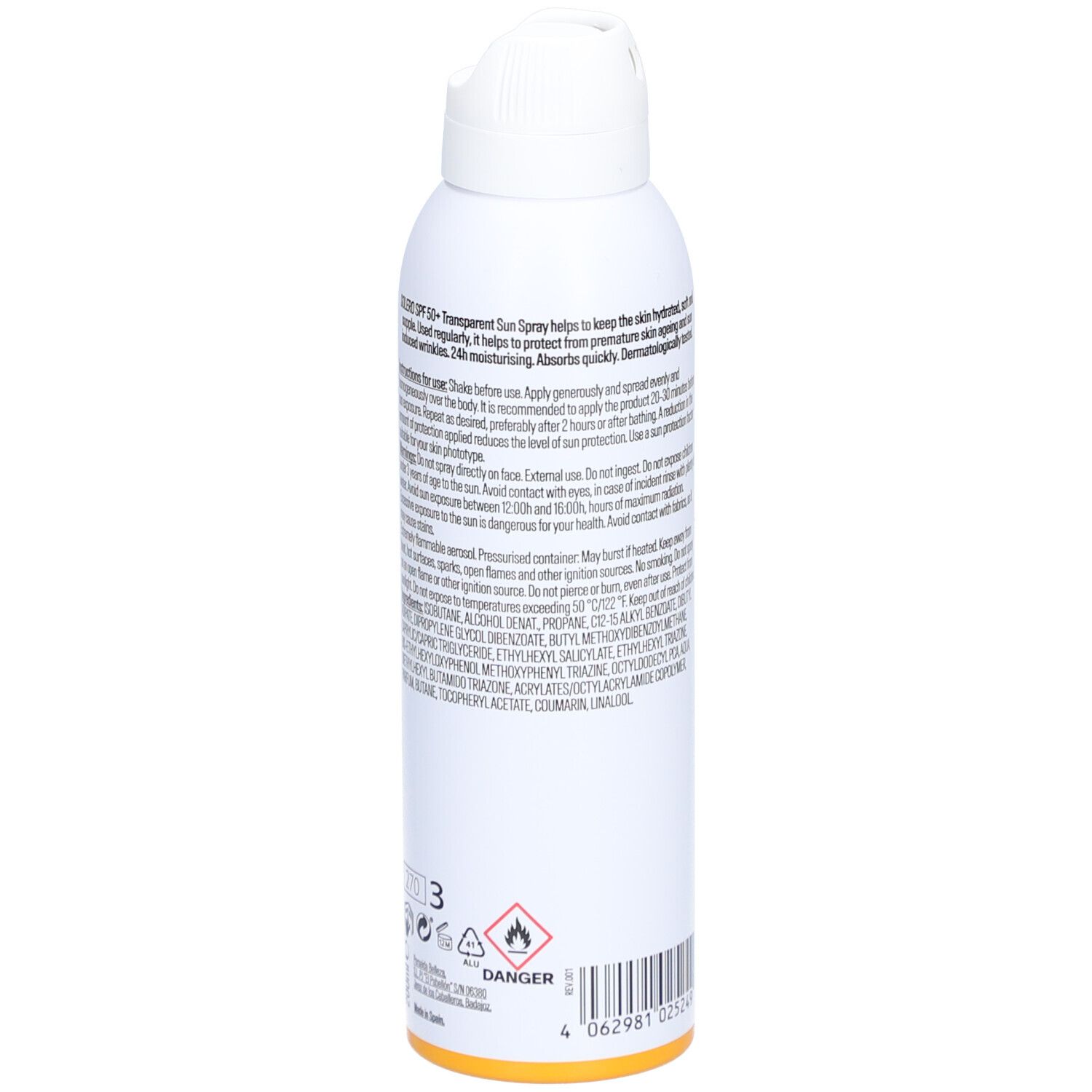 Solero Transparent Sun Spray SPF 50+