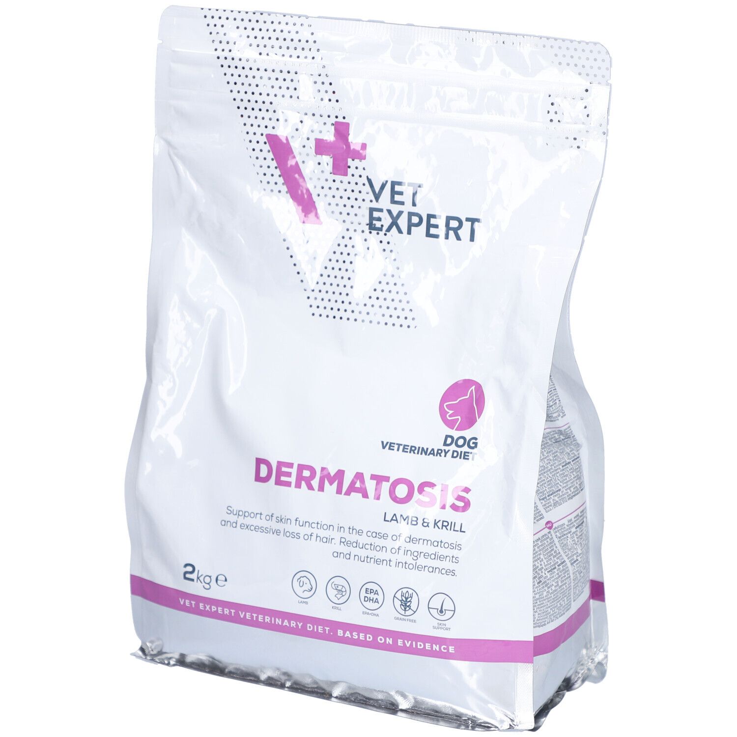 VETEXPERT Dermatosis Dog 2kg – Lamm – VET Diätfutter