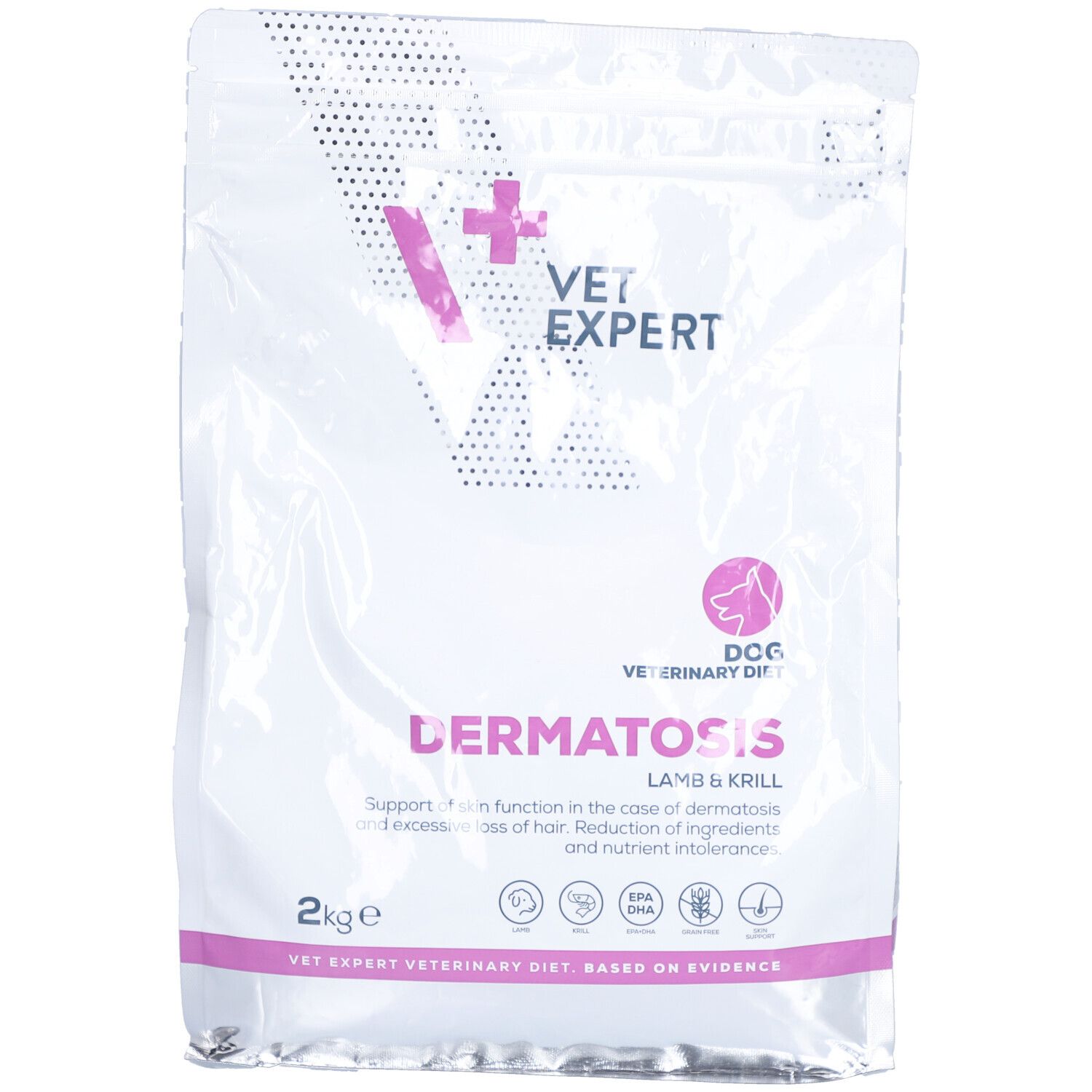 VETEXPERT Dermatosis Dog 2kg – Lamm – VET Diätfutter