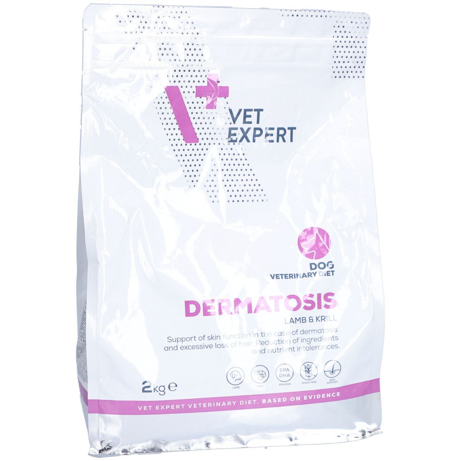 VETEXPERT Dermatosis Dog 2kg – Lamm – VET Diätfutter