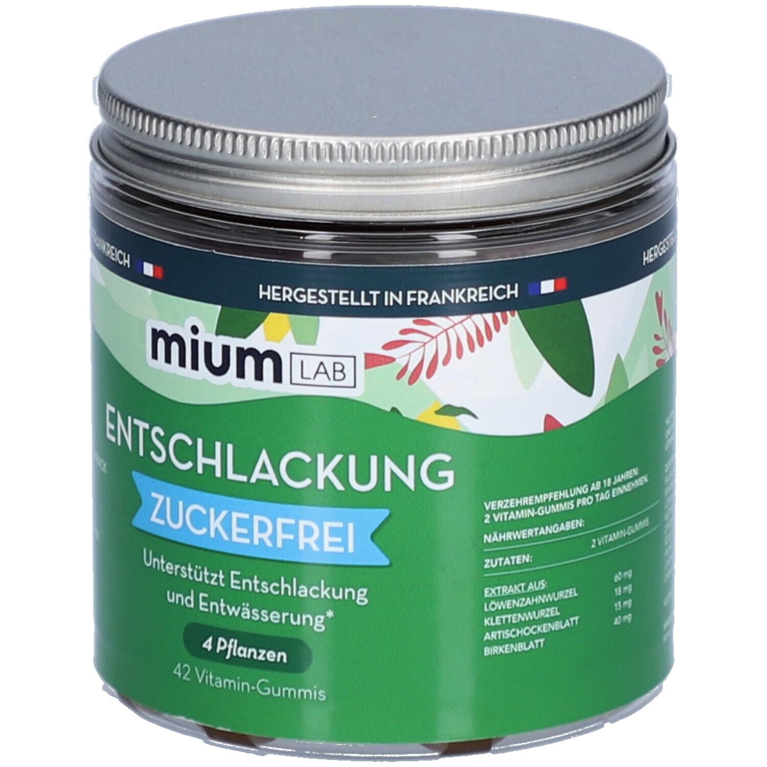 miumLAB Entschlackung Zuckerfrei