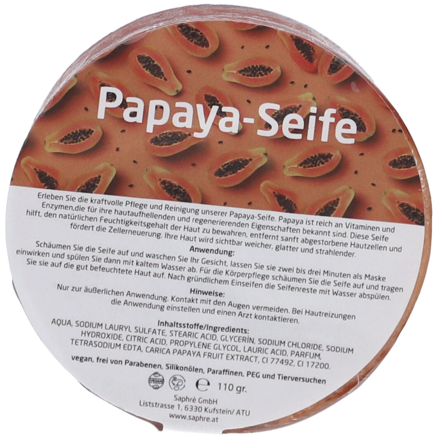Saphre® Papaya-Seife