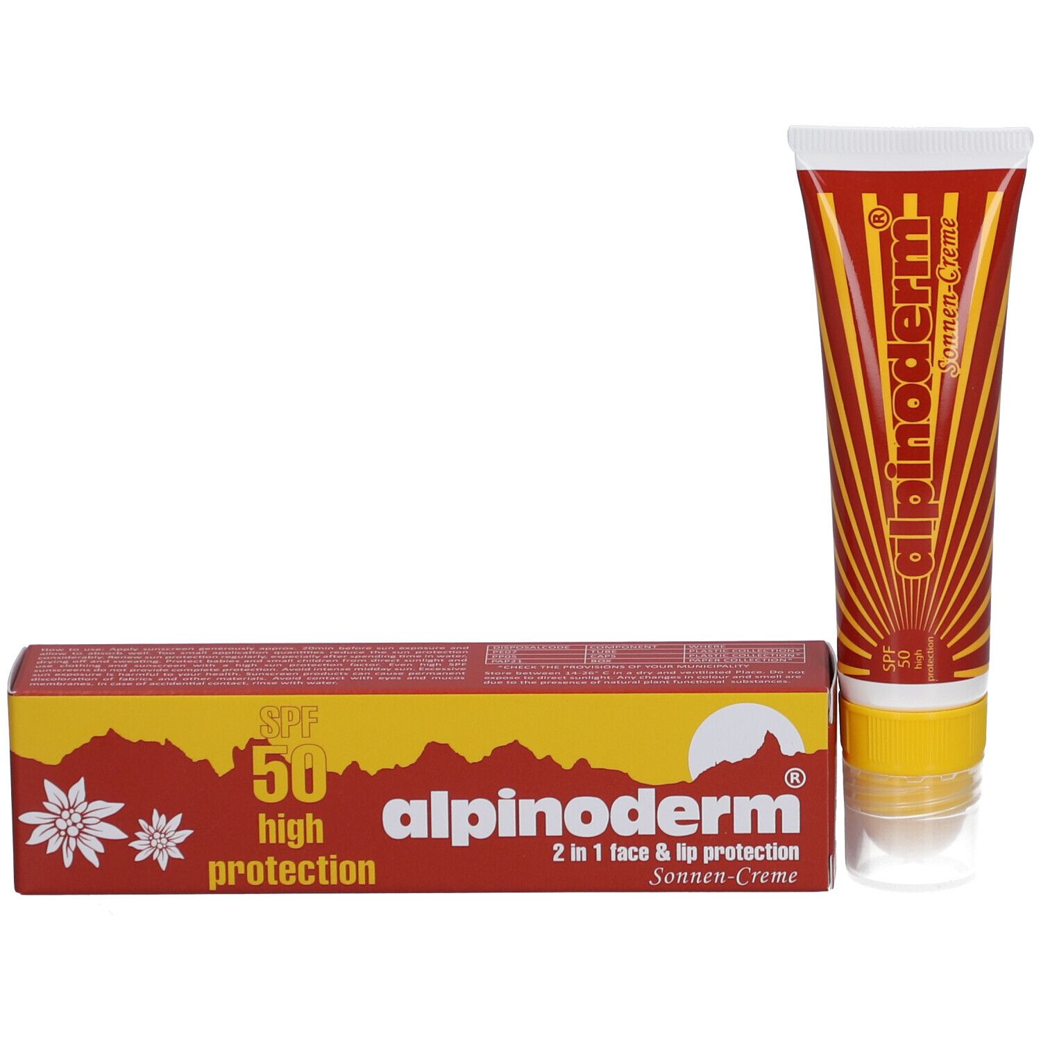 Alpinoderm® Sonnen-Creme SPF 50 2in1