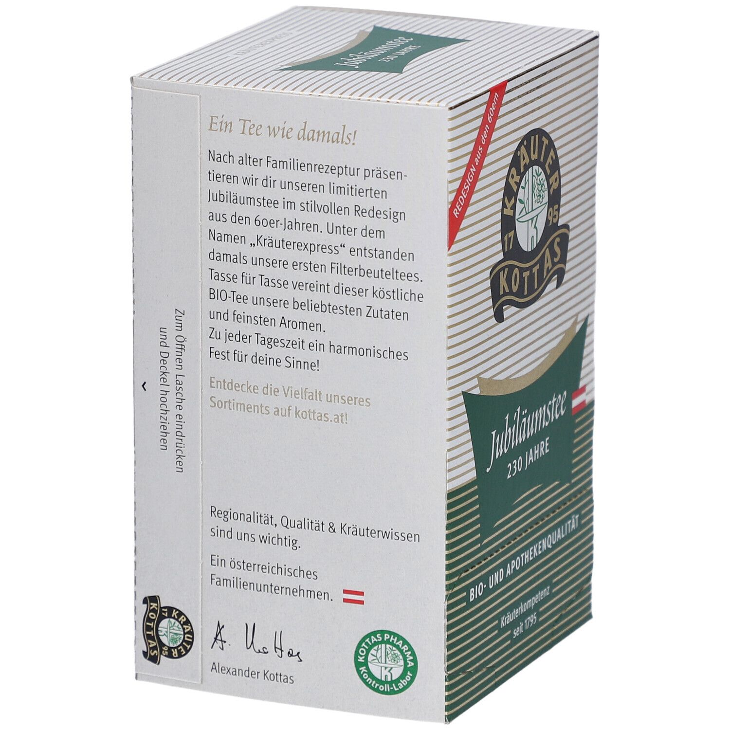 DR. KOTTAS Jubiläumstee BIO
