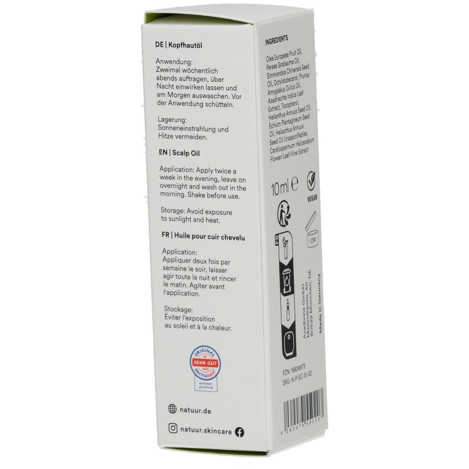 natuur Scalp Oil 2%
