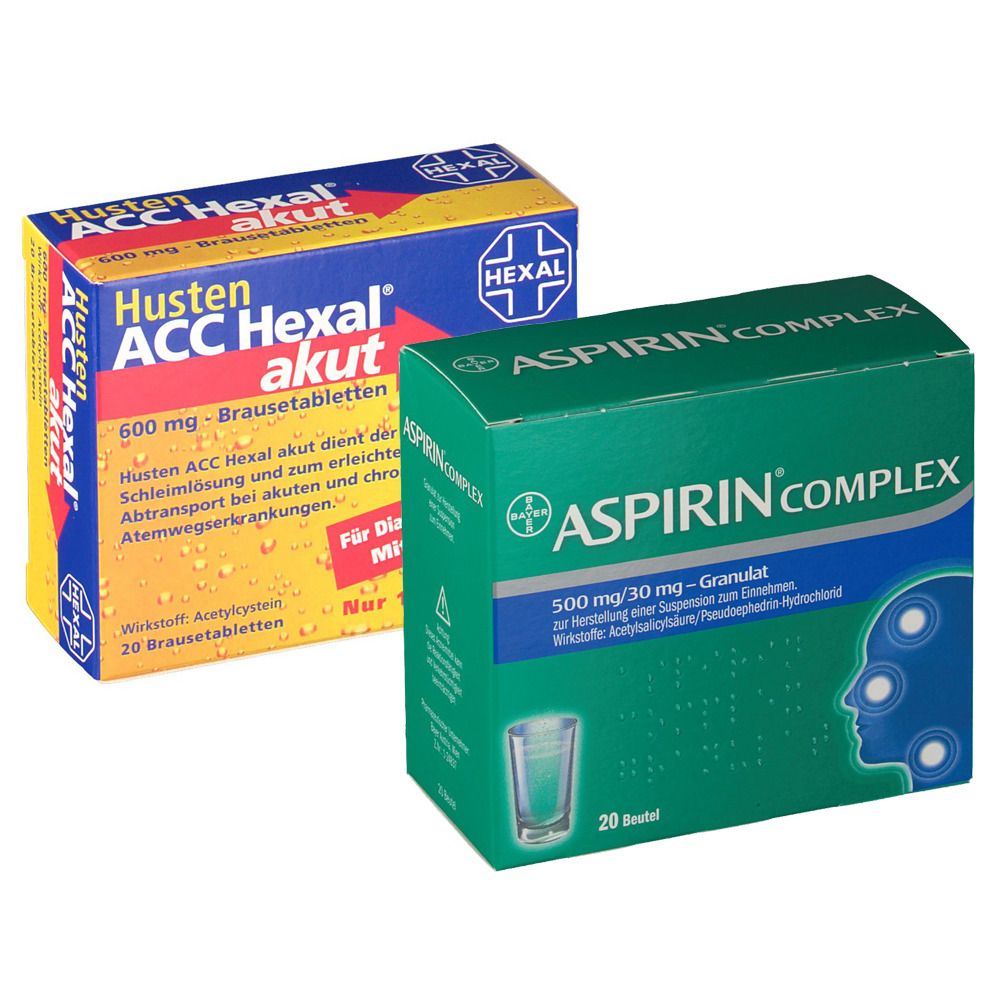 Erkältungsset Aspirin® + ACC Hexal® akut