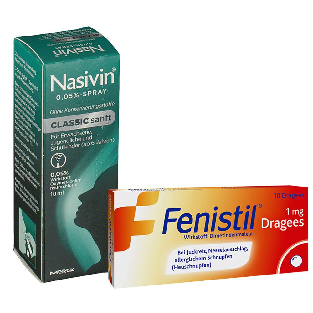 Allergie-Set Fenistil® Dragees & Nasivin® Classic Sanft