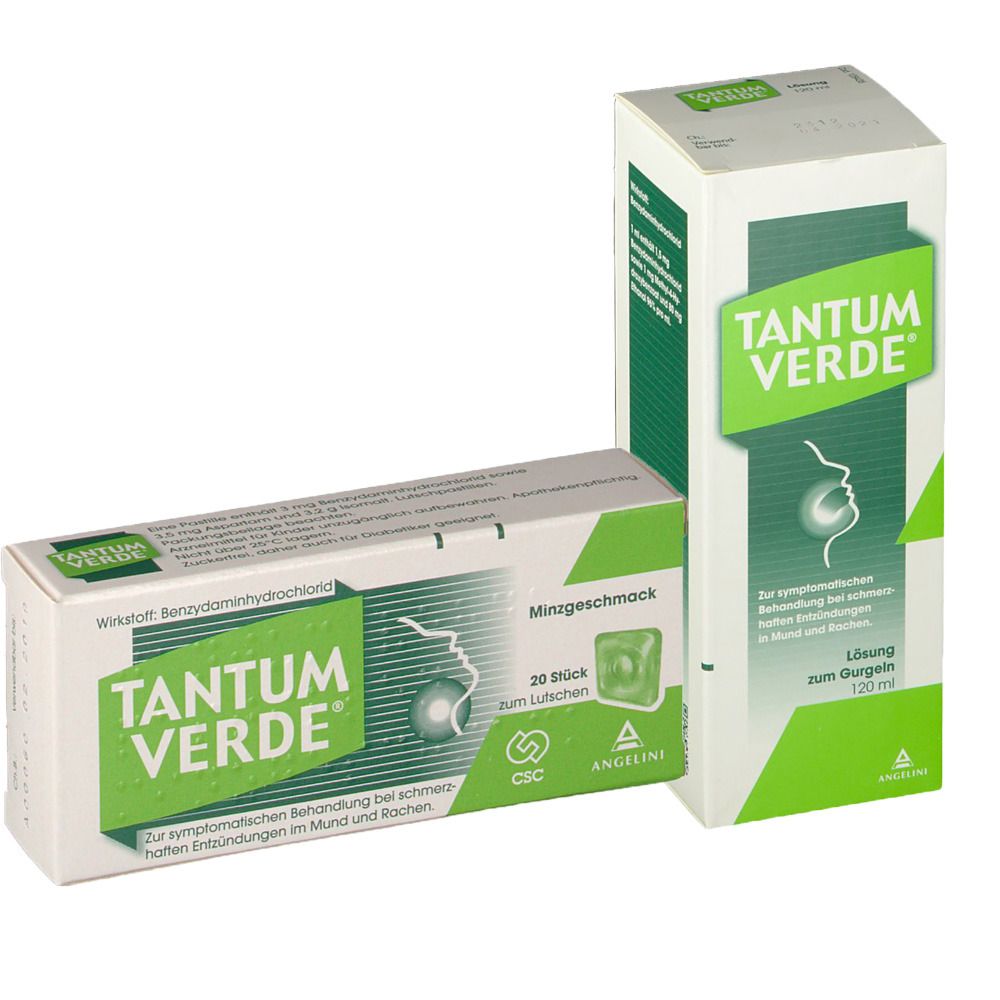 Tantum Verde® Pastillen + Gurgellösung