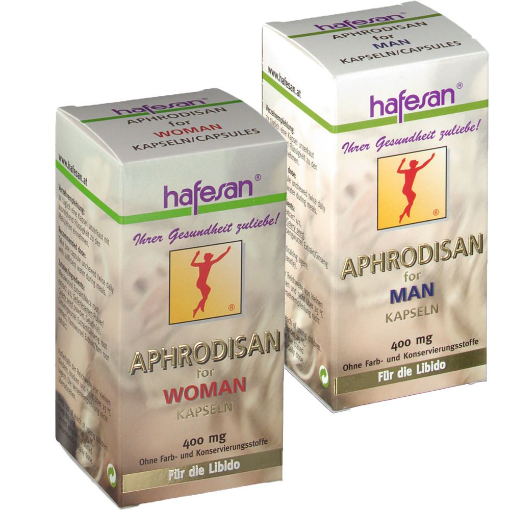 hafesan® Aphrodisan for Woman 60 Kapseln + hafesan® Aphrodisan for Man 60 Kapseln
