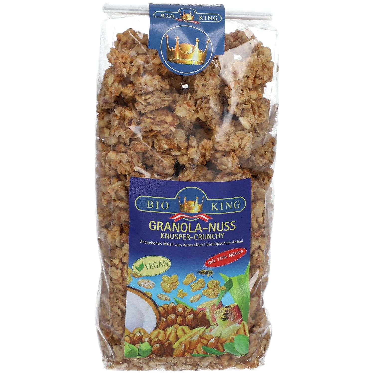 BIO KING GRANOLA NUSS KNUSPER CRUNCHY 375 g - Shop Apotheke