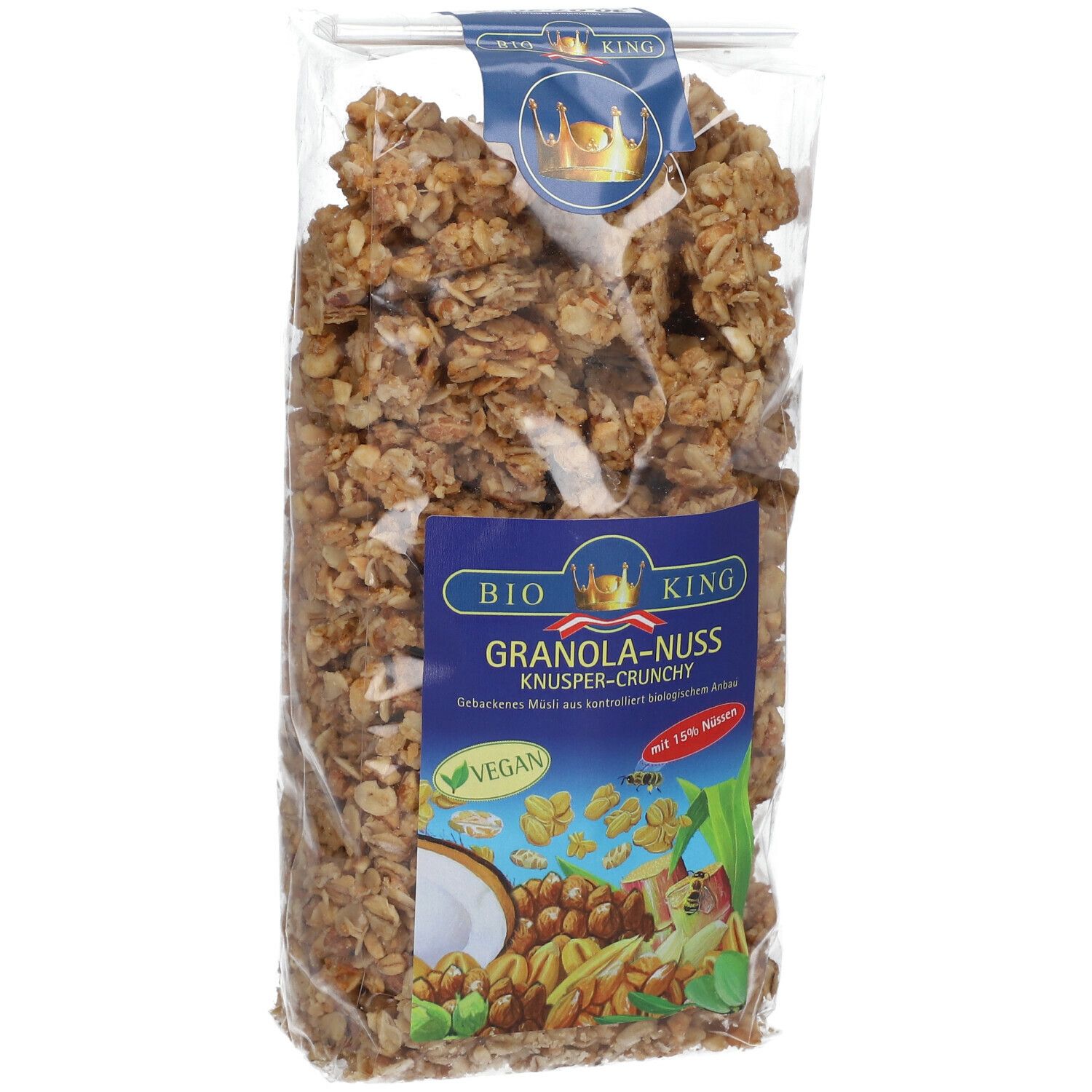 BIO KING GRANOLA NUSS KNUSPER CRUNCHY 375 g Shop Apotheke